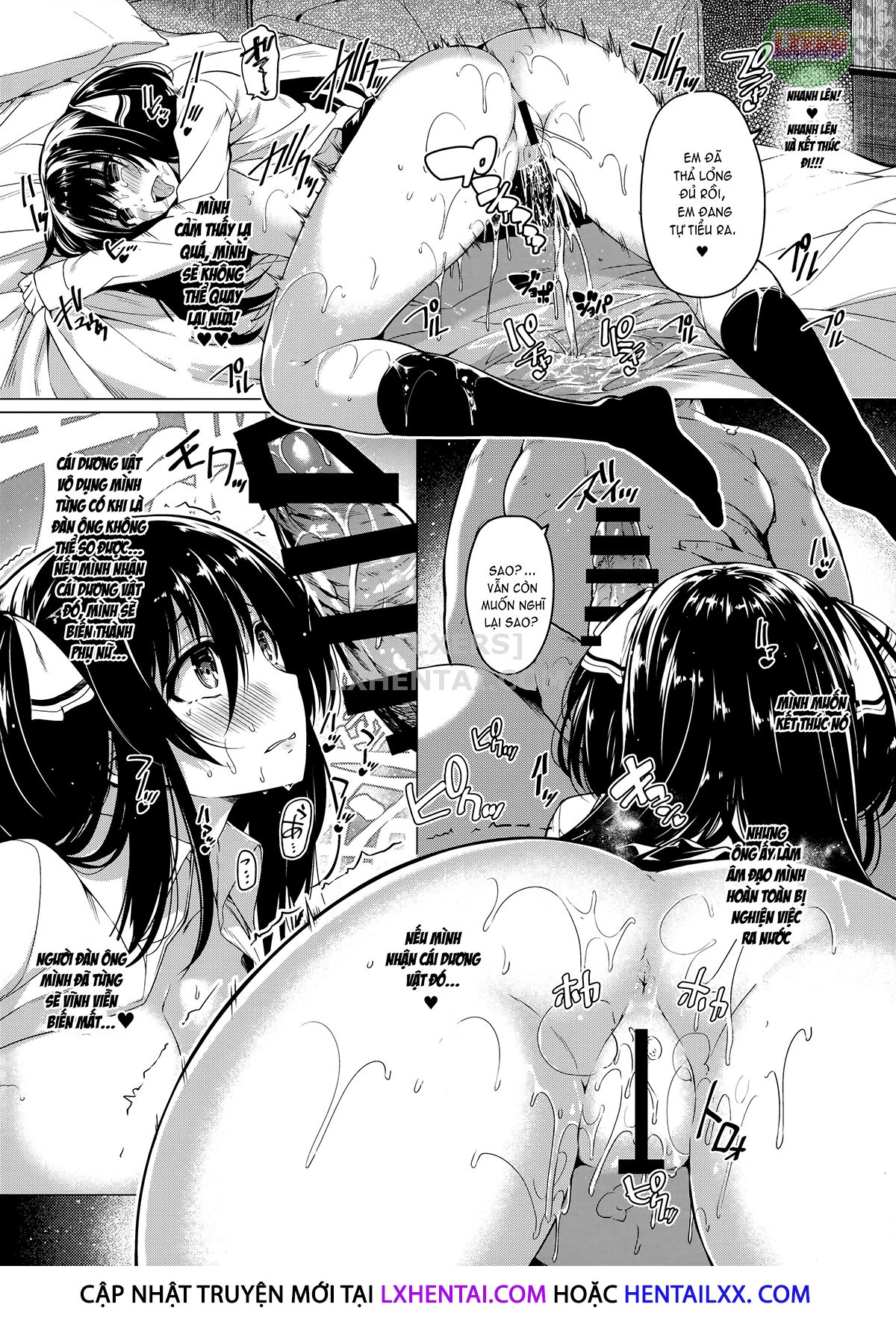 Đọc truyện hentai Sanshoku Hirune Tsuki TS - Chap 1