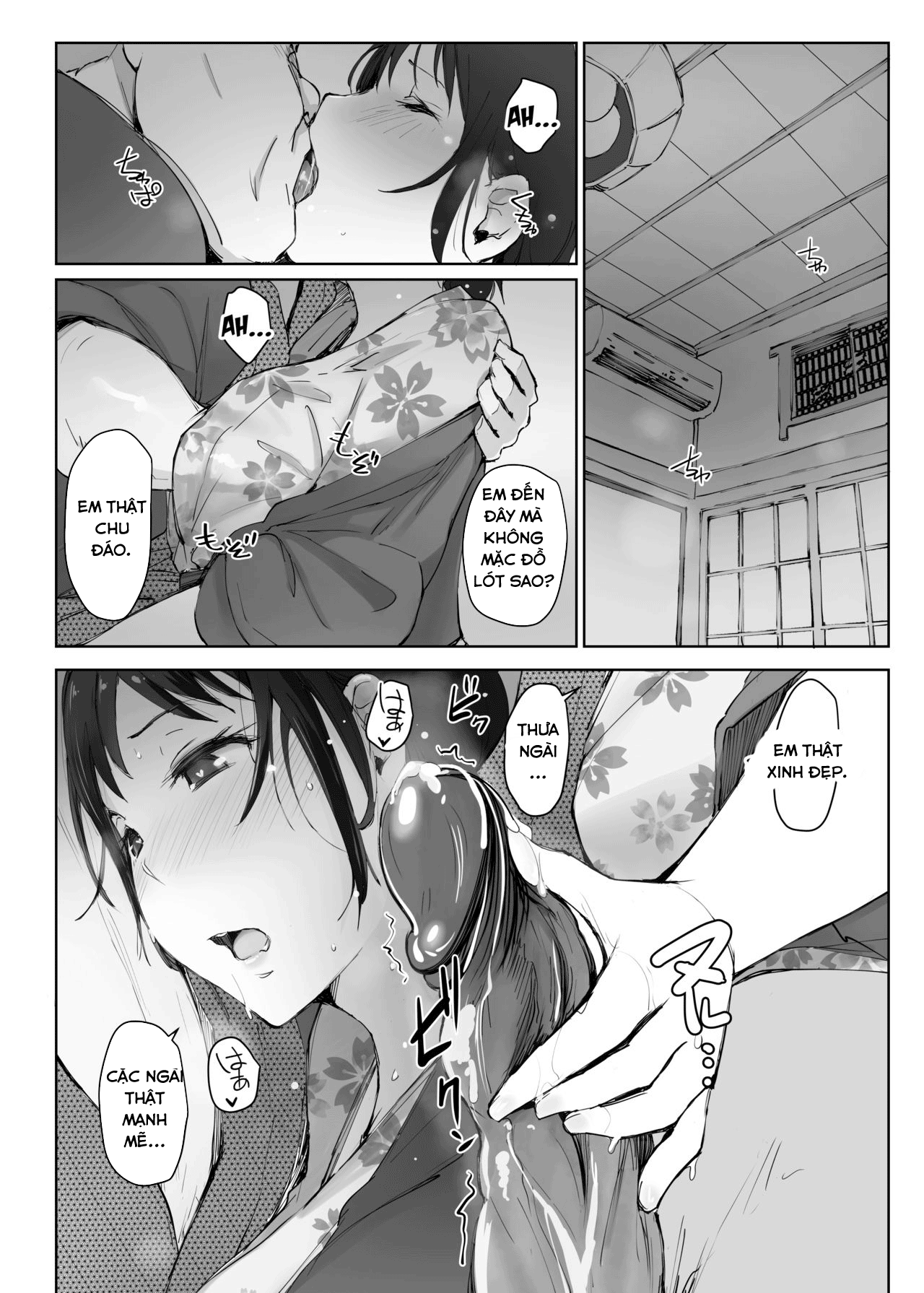 Đọc truyện hentai Hitozuma To NTR Chounai Ryokou -Futsukame- - Oneshot