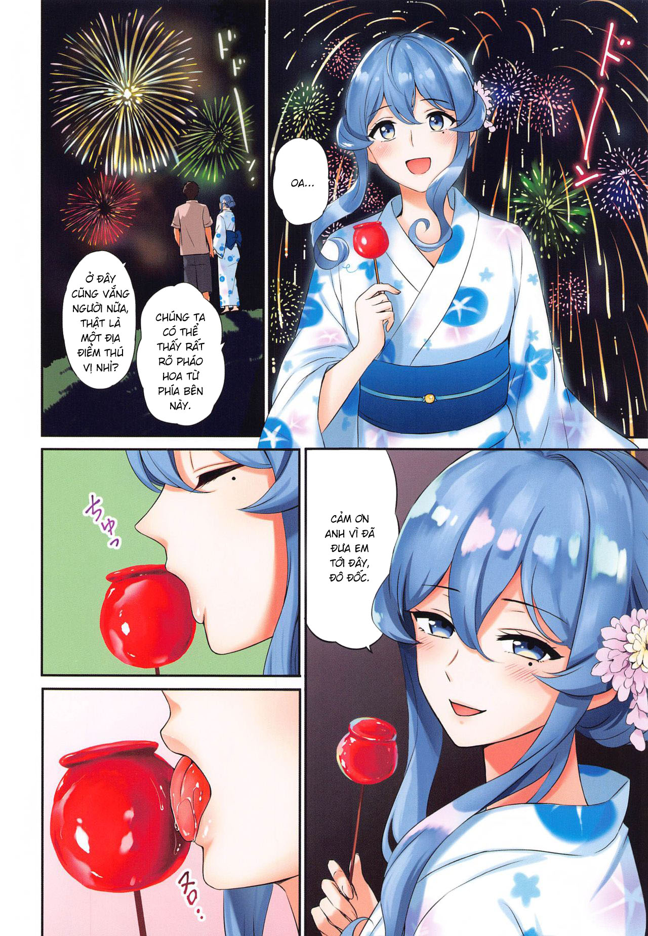 Đọc truyện hentai Got-chan to Uchiage Hanabi - Oneshot