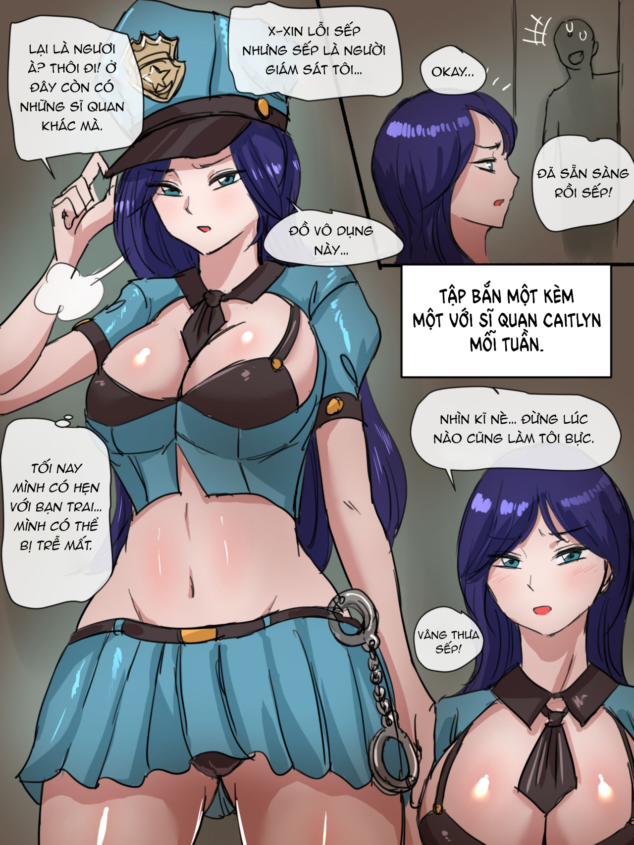 Đọc truyện hentai Tổng hợp truyện ngắn LoL của tác giả laliberte và tác giả hudak - Chap 2 - Caitlyn - Tác giả laliberte