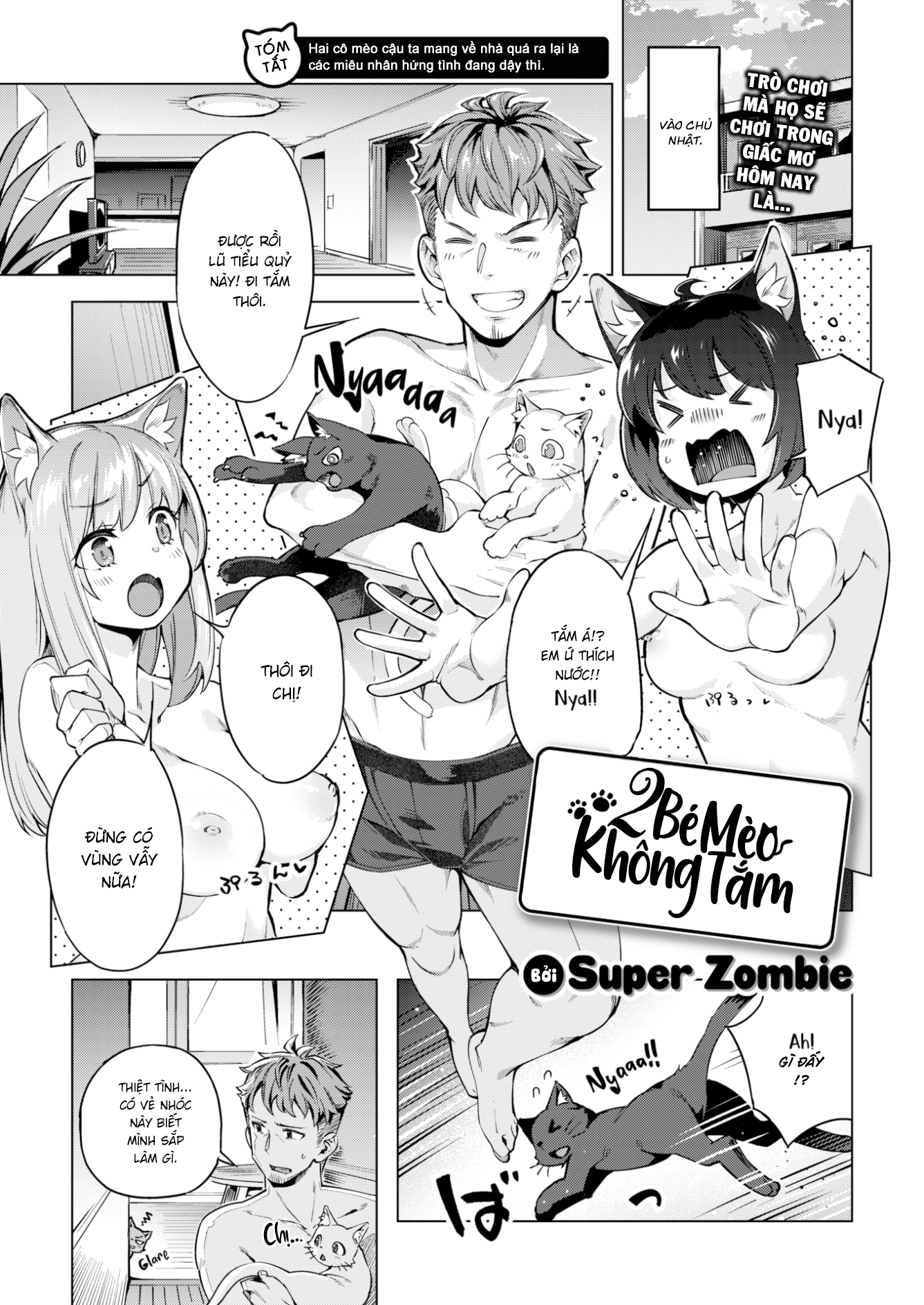 Đọc truyện hentai Hai Bé Mèo Lang Thang - Chap 2