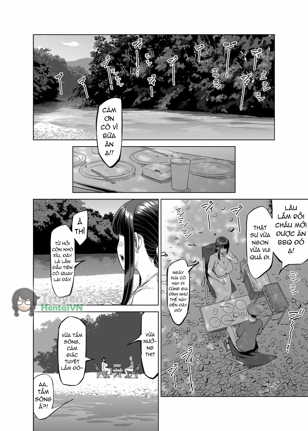 Đọc truyện hentai Tomodachi no Okaa-san ni Sasowarete... Inaka ni Kichaimashita! - Oneshot