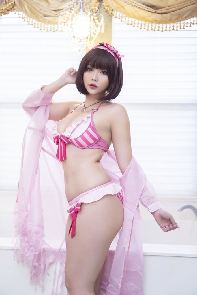 Đọc truyện hentai Tuyển tập Albums siêu phẩm Cosplay - Chap 620 - Hana Bunny – Megumi Kato Bikini