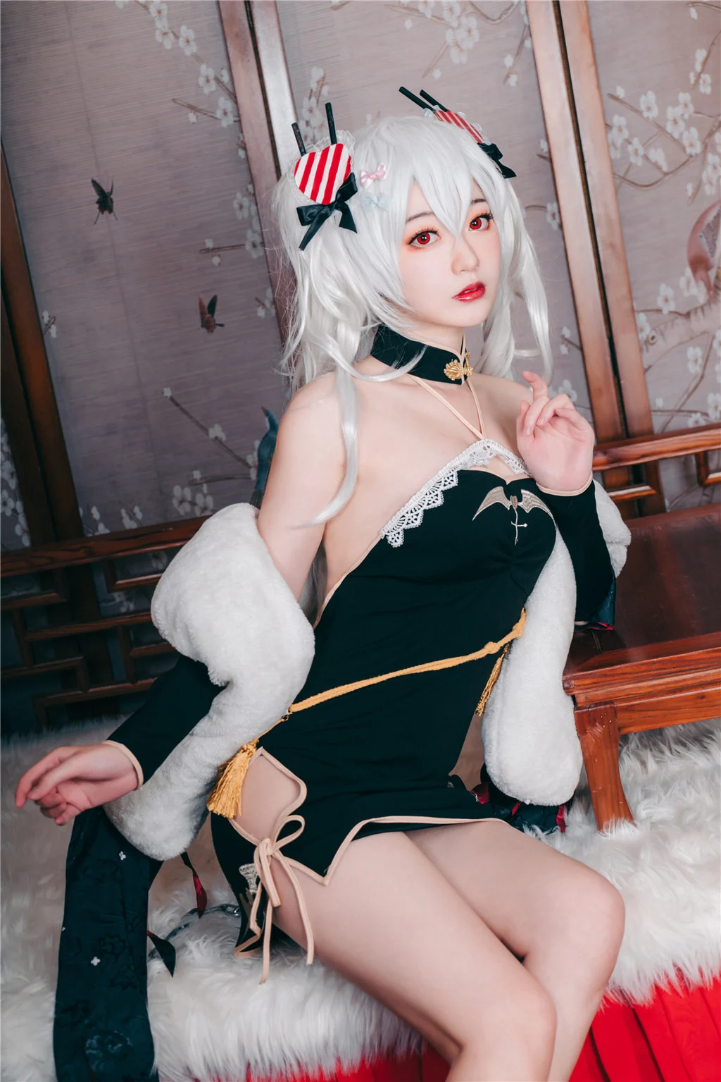 Đọc truyện hentai Tuyển tập Albums siêu phẩm Cosplay - Chap 592 - Tao Mo - Vampire Cheongsam