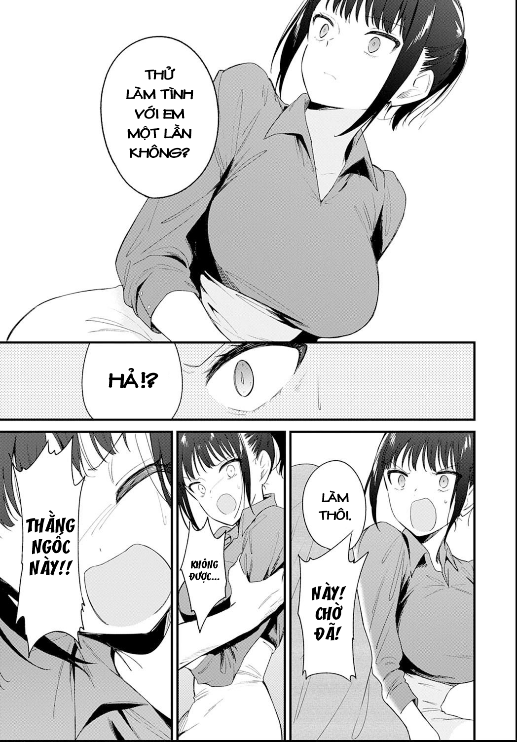 Đọc truyện hentai Giving In - OneShot