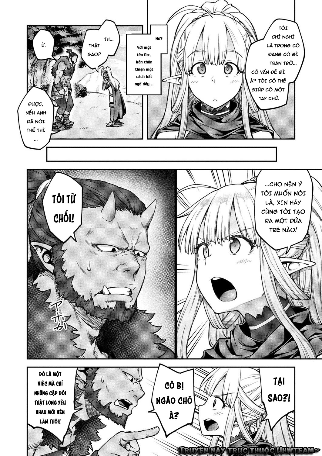 Đọc truyện hentai Himono Elf, Kozukuri o Suru - Oneshot [Múp rụp]