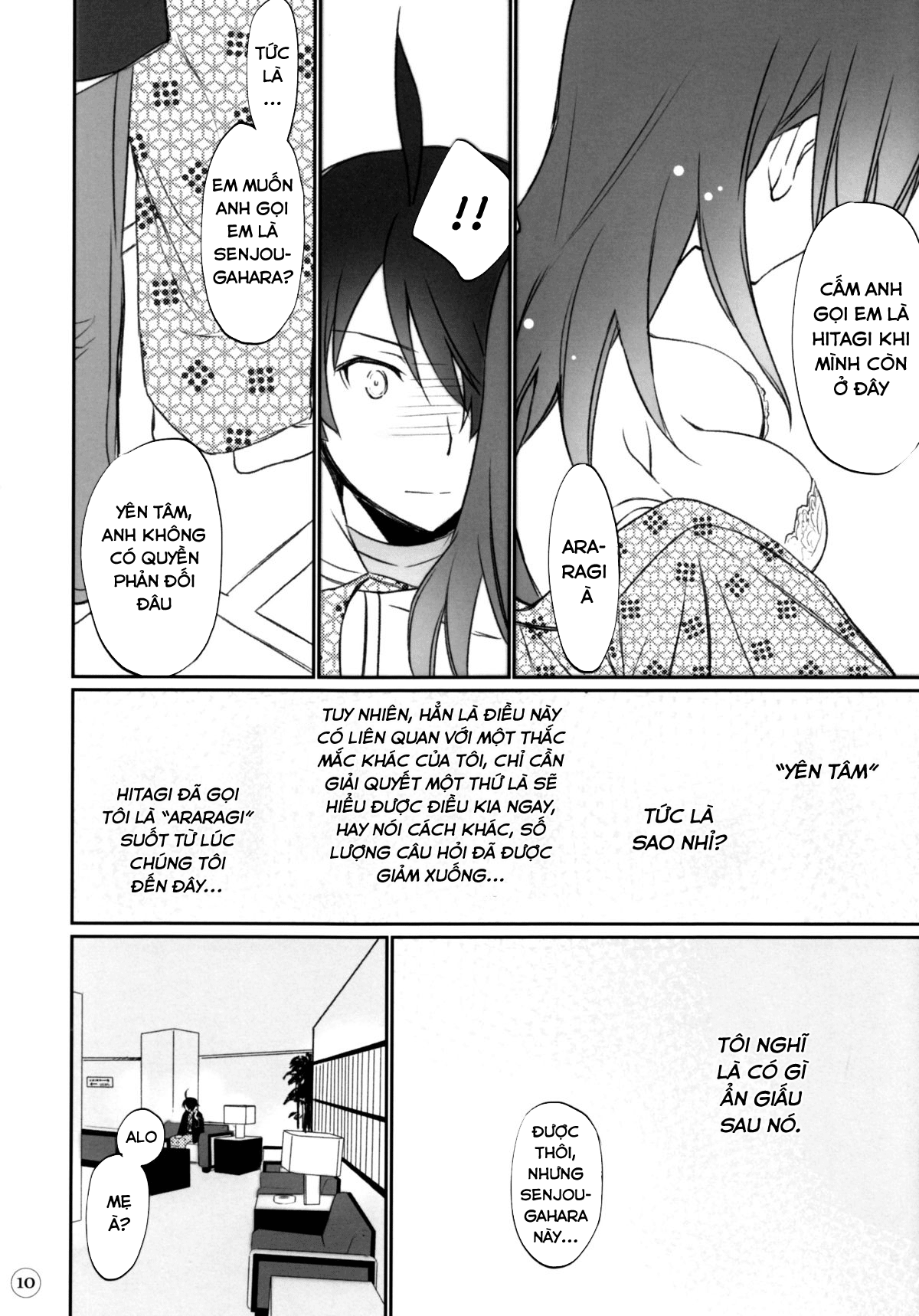 Đọc truyện hentai Hitagi family (Bakemonogatari) - Chap 1