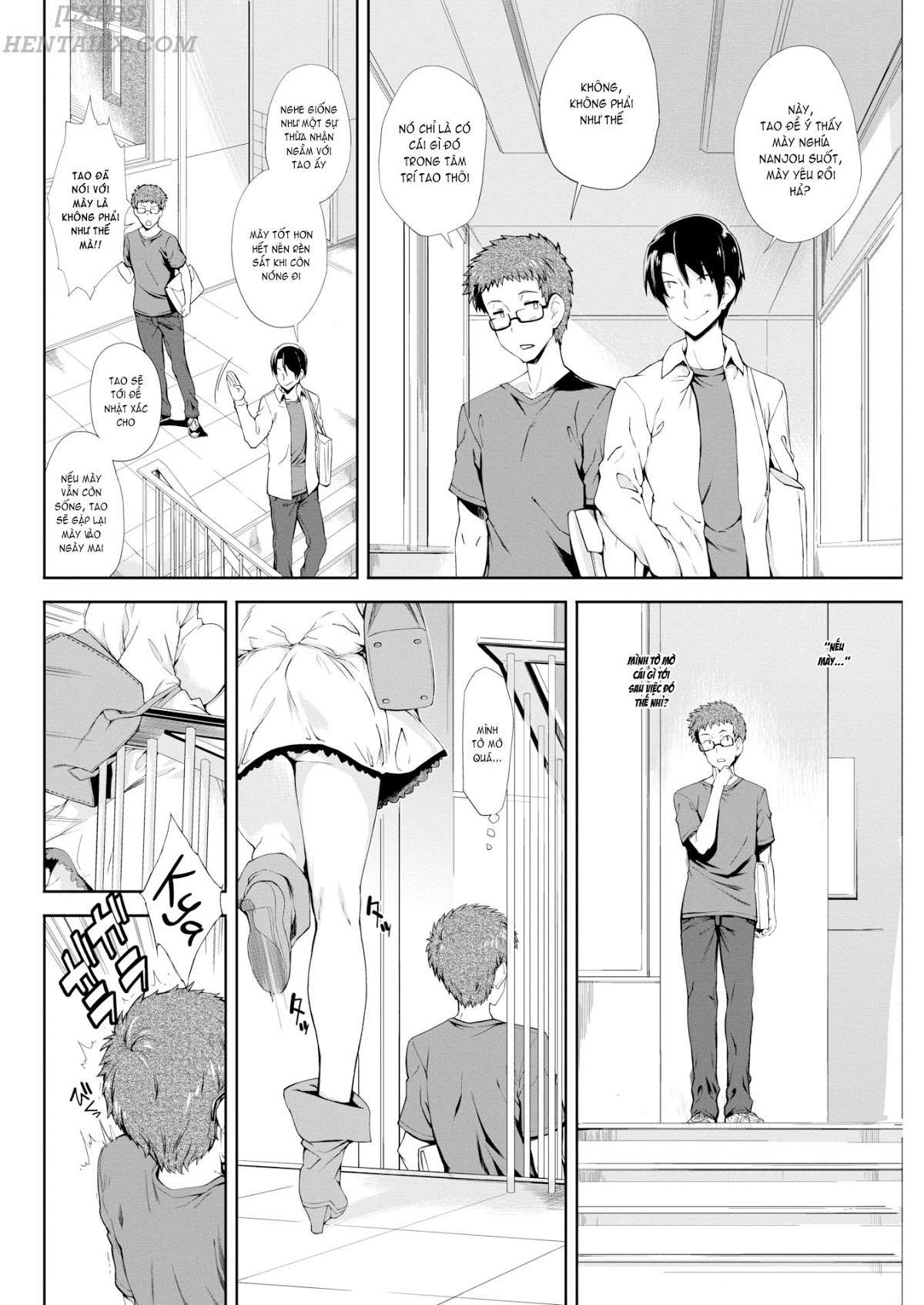 Đọc truyện hentai Mienai Tokoro De - Chap 1: Looking Forward To...