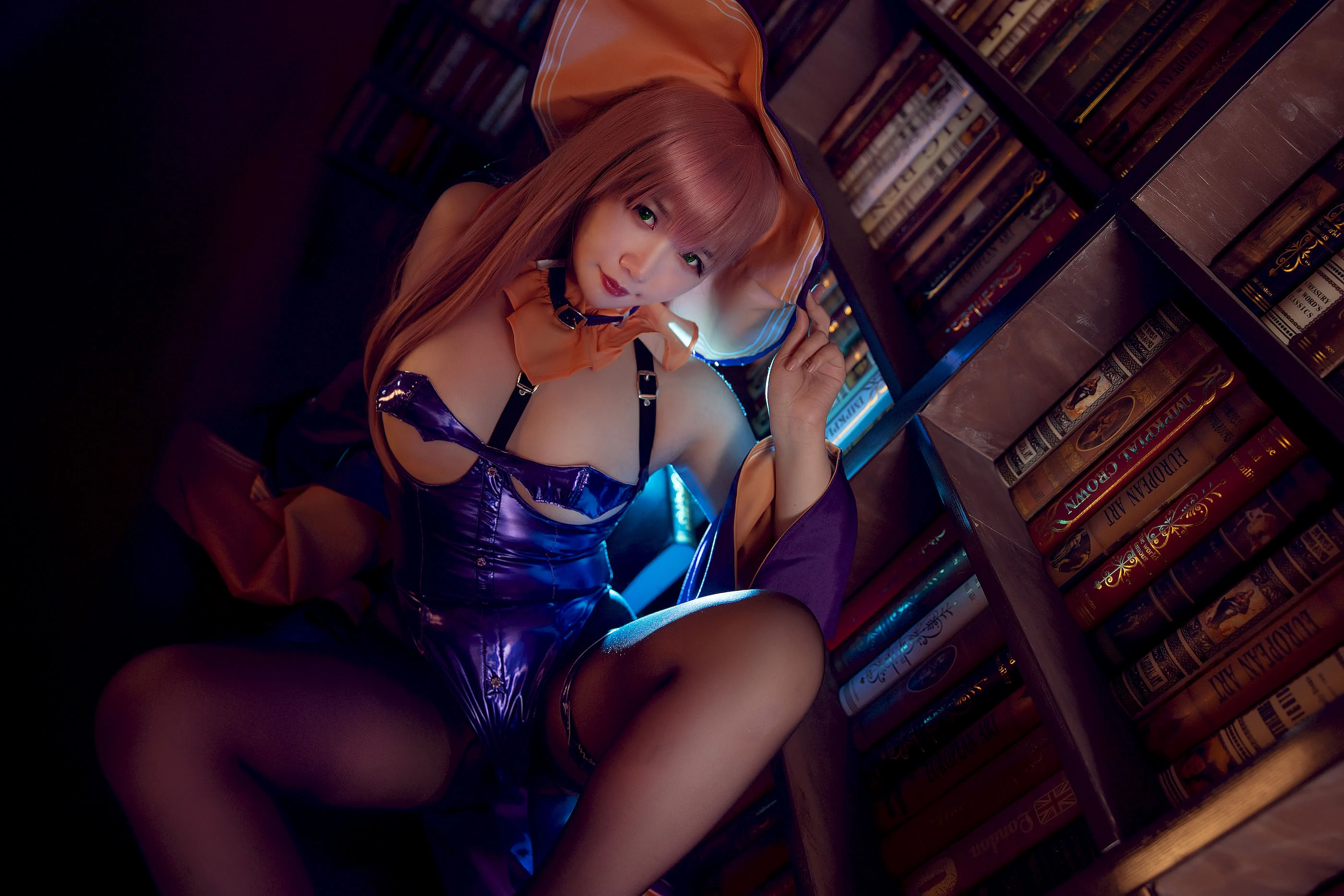 Đọc truyện hentai Tuyển tập Albums siêu phẩm Cosplay - Chap 1176 - Mahua Sauce - Memphis Halloween