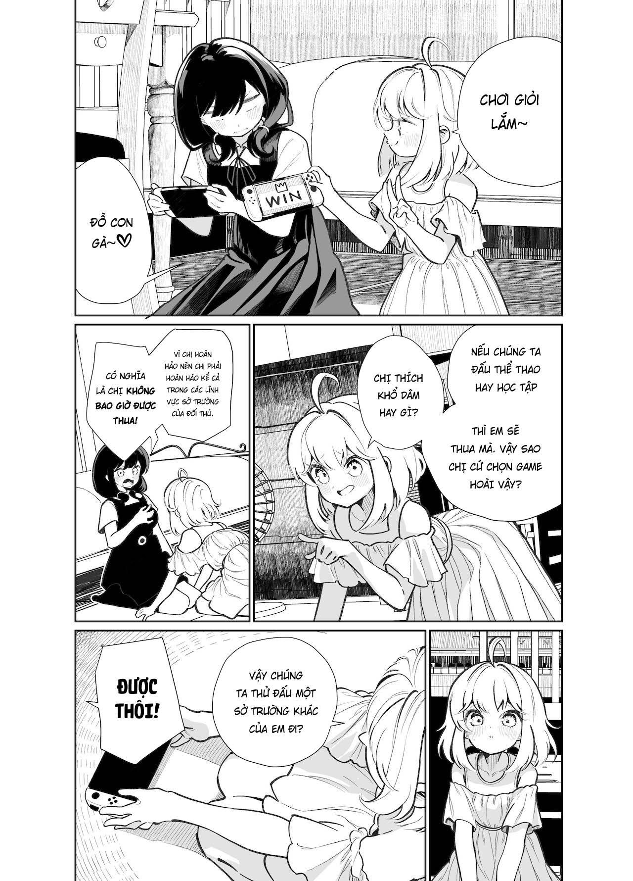 Đọc truyện hentai Mình muốn thắng con nhỏ đó! - Oneshot