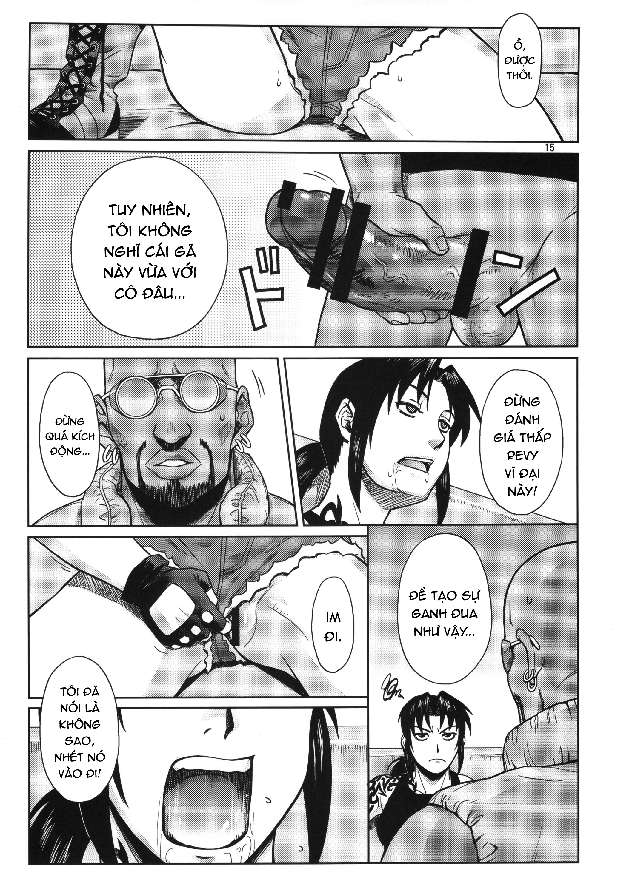 Đọc truyện hentai SUPER BIG SIZE! (BLACK LAGOON) - Oneshot