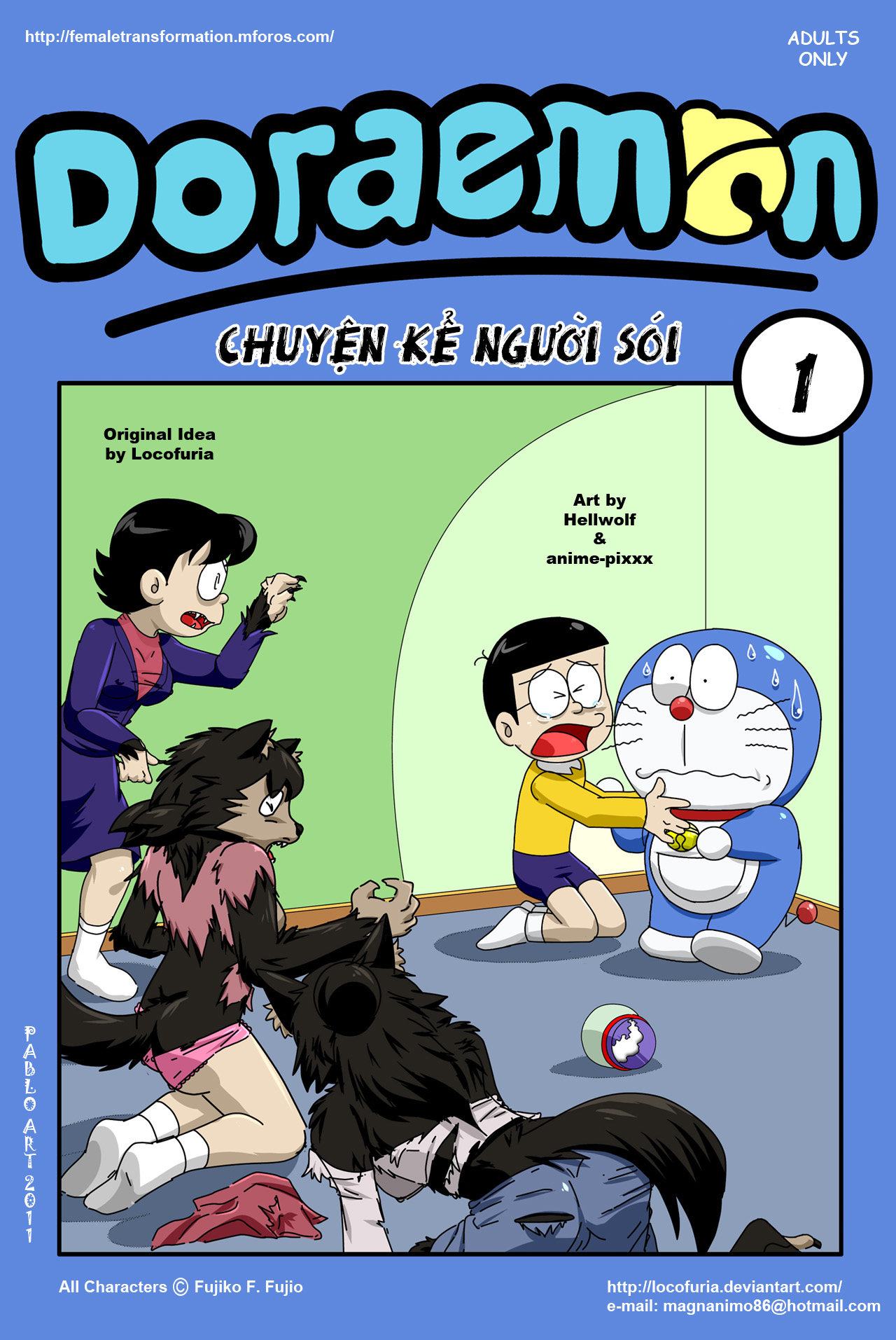 Đọc truyện hentai DORAEMON? - Vol 1 - Chap 2: Kem Người Sói