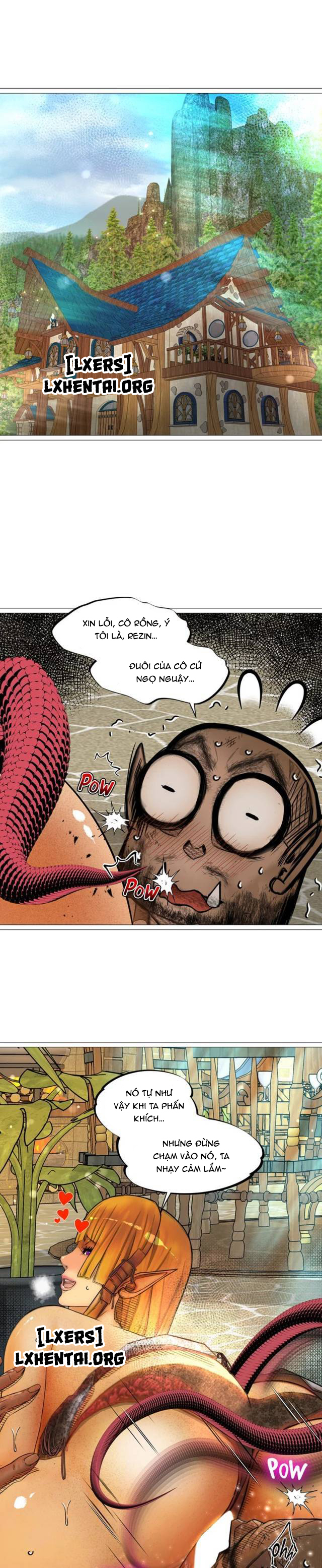 Đọc truyện hentai Nữ Hoàng Dark Elf Và Nô Lệ Orc - Chap 18