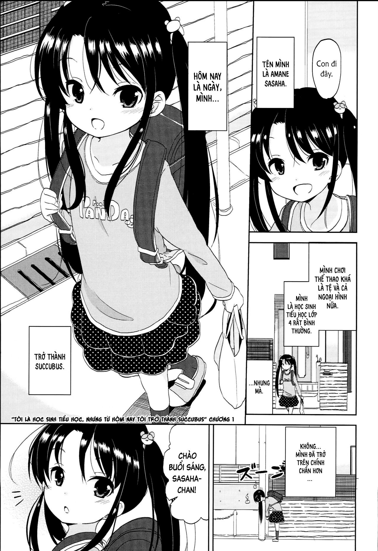 Đọc truyện hentai Tôi là học sinh tiểu học, nhưng từ hôm nay tôi trở thành Succubus - Chương 1