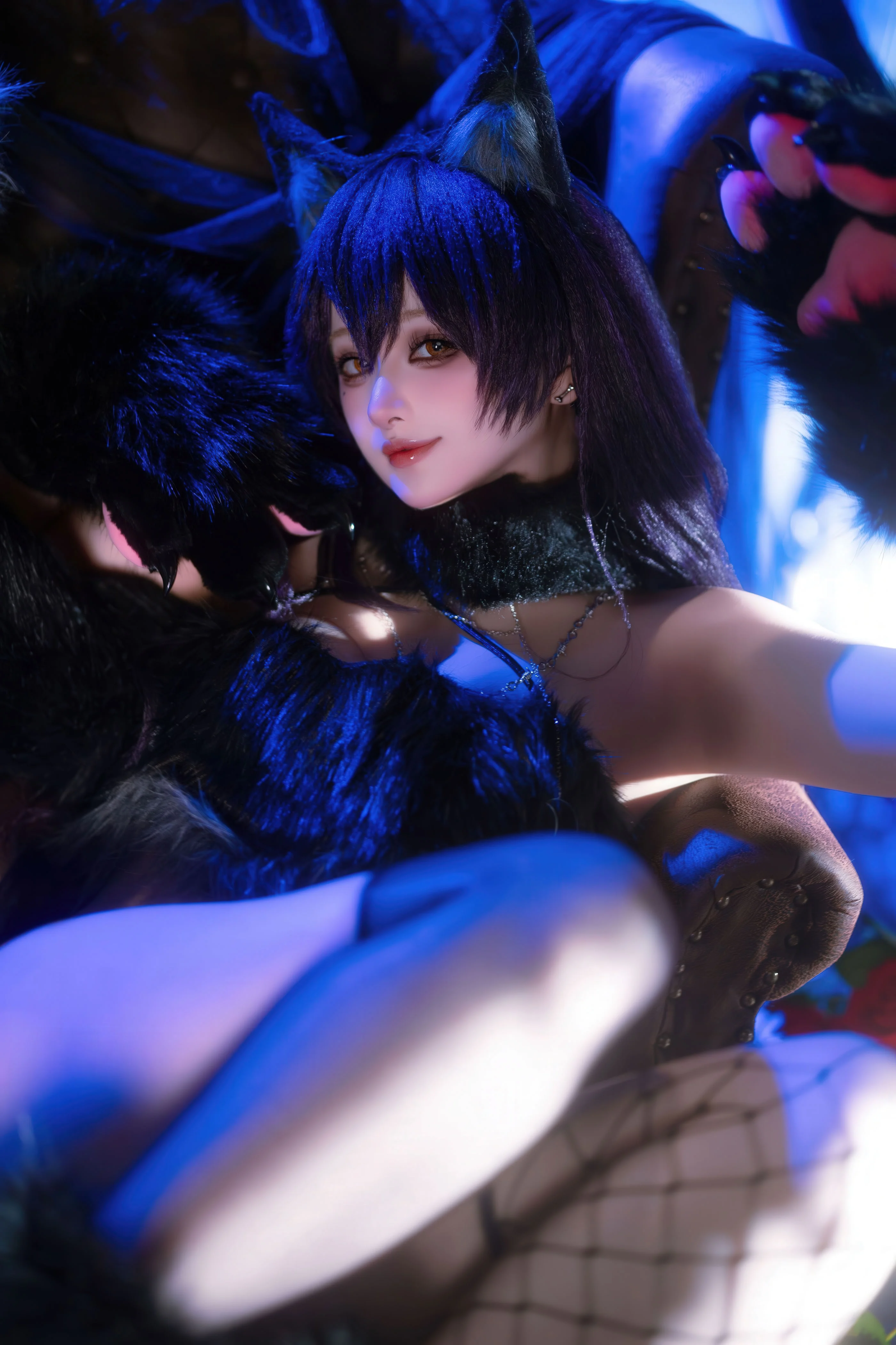 Đọc truyện hentai Tuyển tập Albums siêu phẩm Cosplay - Chap 1344 - Yukako - Azur Lane Atago Werewolf
