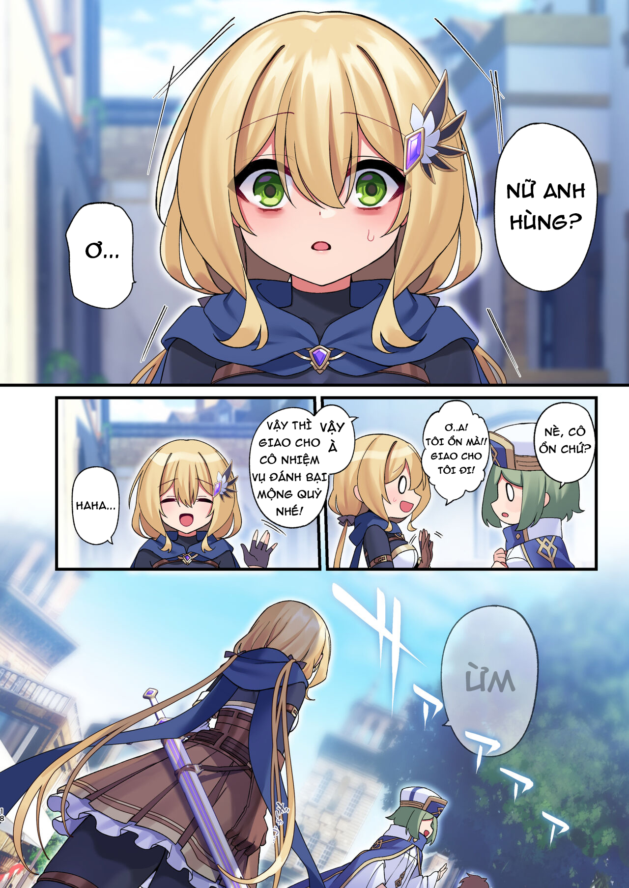 Đọc truyện hentai Cuộc Phiêu Lưu của Nữ Anh Hùng kết thúc - Oneshot