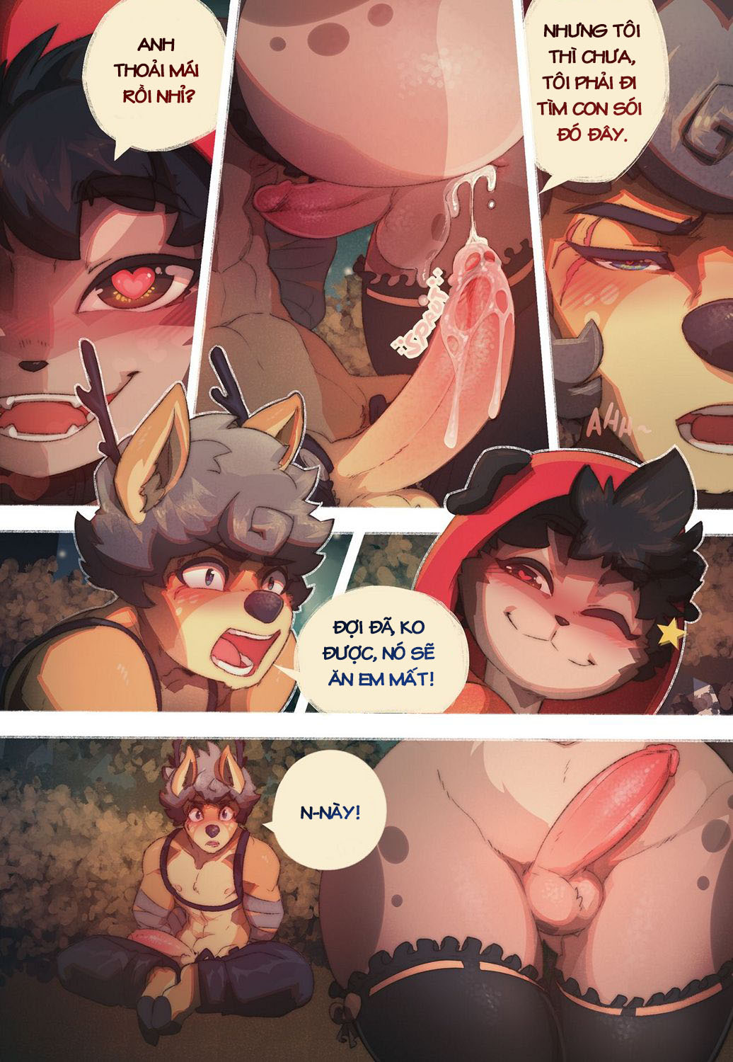 Đọc truyện hentai Chó sói quàng khăn đỏ - Chap 1