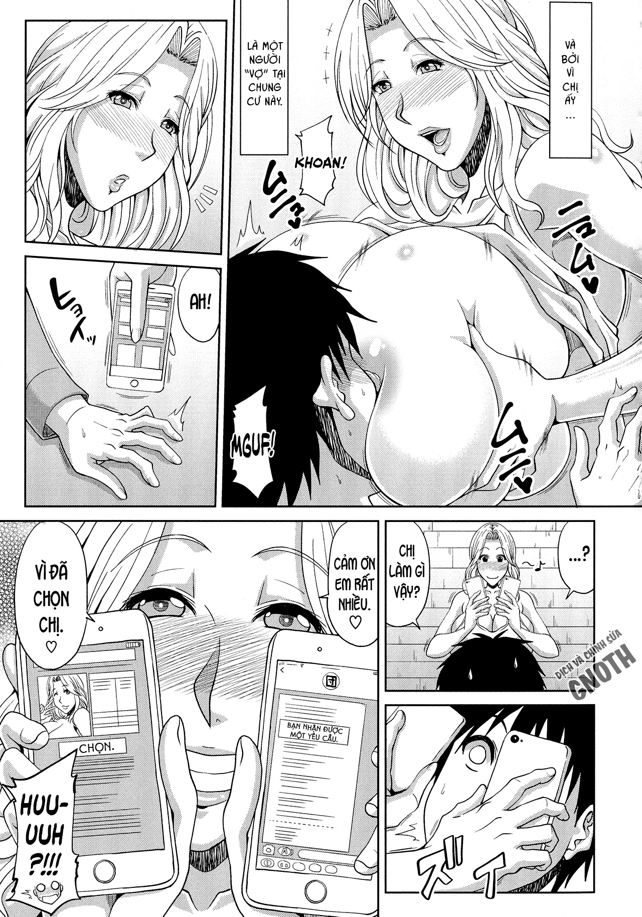 Đọc truyện hentai Haramase!~Tanetsuke sareru Hitozuma-tachi~ - Chap 3 - Chung cư dâm dục (3)