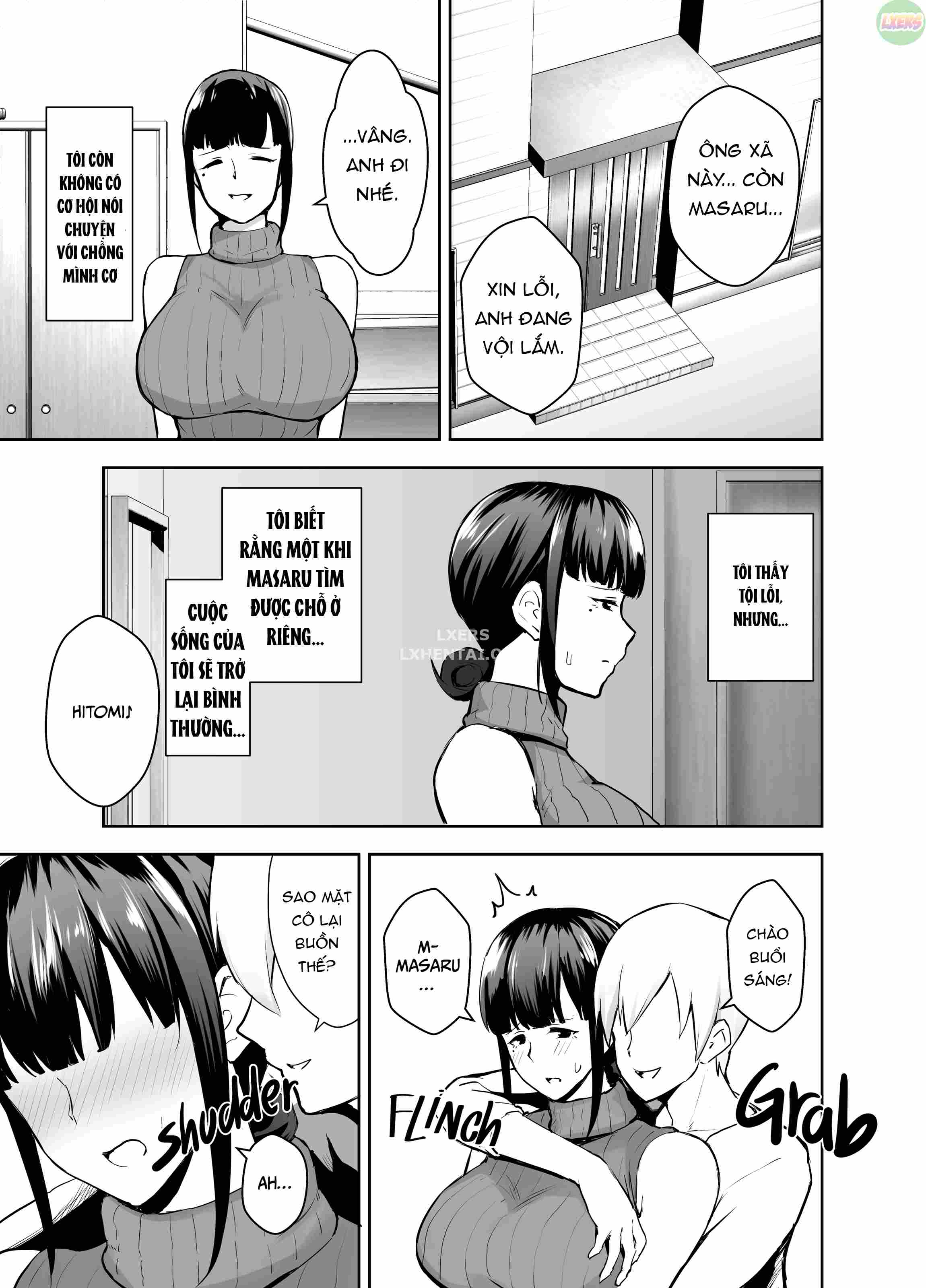 Đọc truyện hentai Netorareta Bakunyuu Seiso Zuma Hitomi - Oneshot - Không che