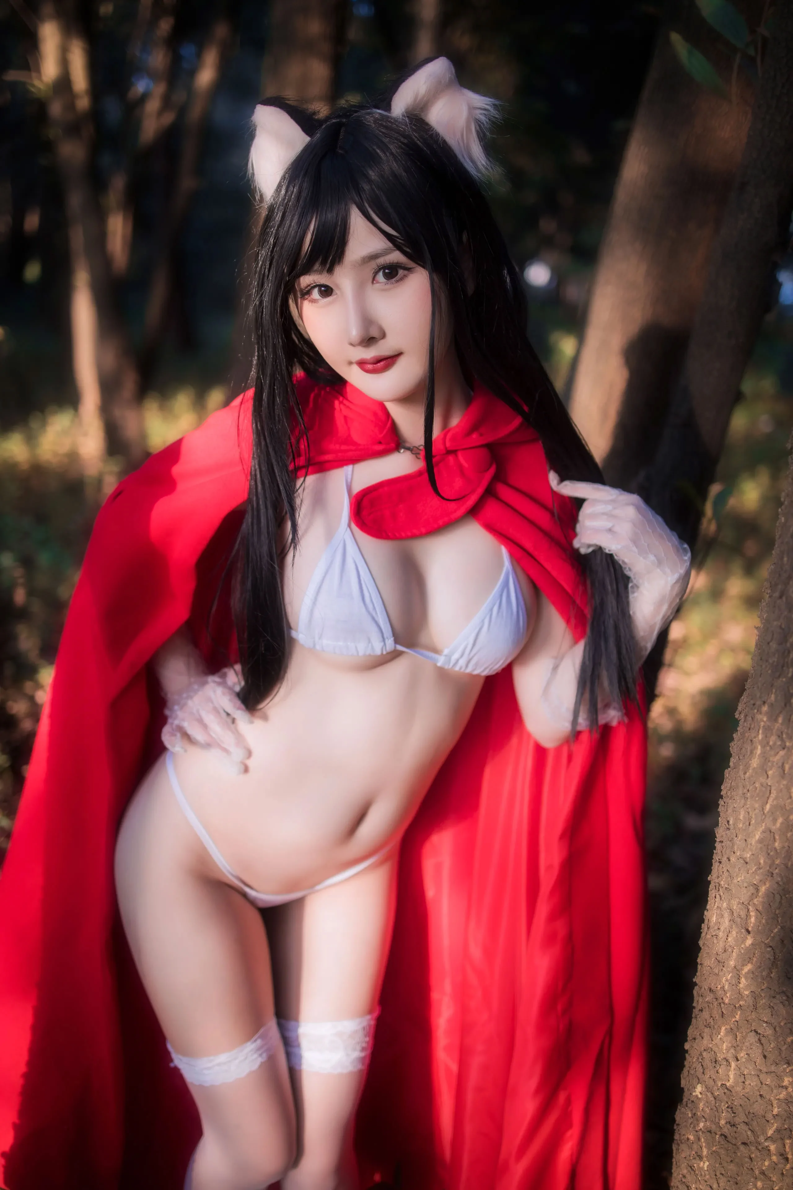 Đọc truyện hentai Tuyển tập Albums siêu phẩm Cosplay - Chap 1206 - Your Eggs (Q Version Queen) - Little Red Riding Hood