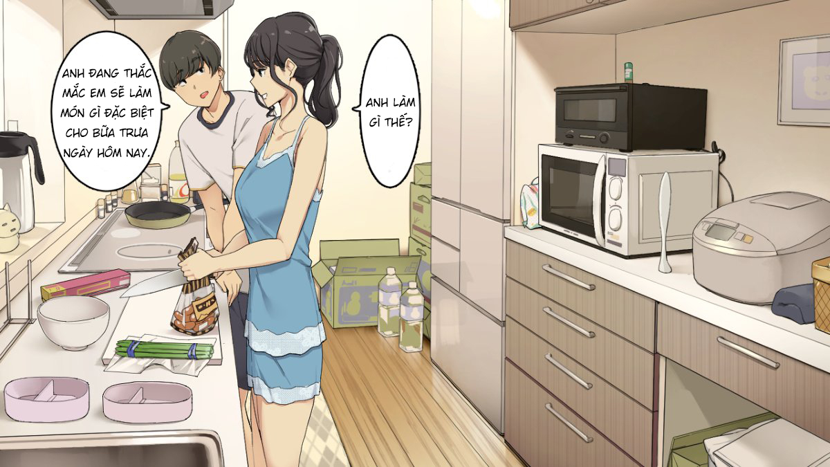 Đọc truyện hentai Ở cùng bạn gái hơn tuổi - Oneshot