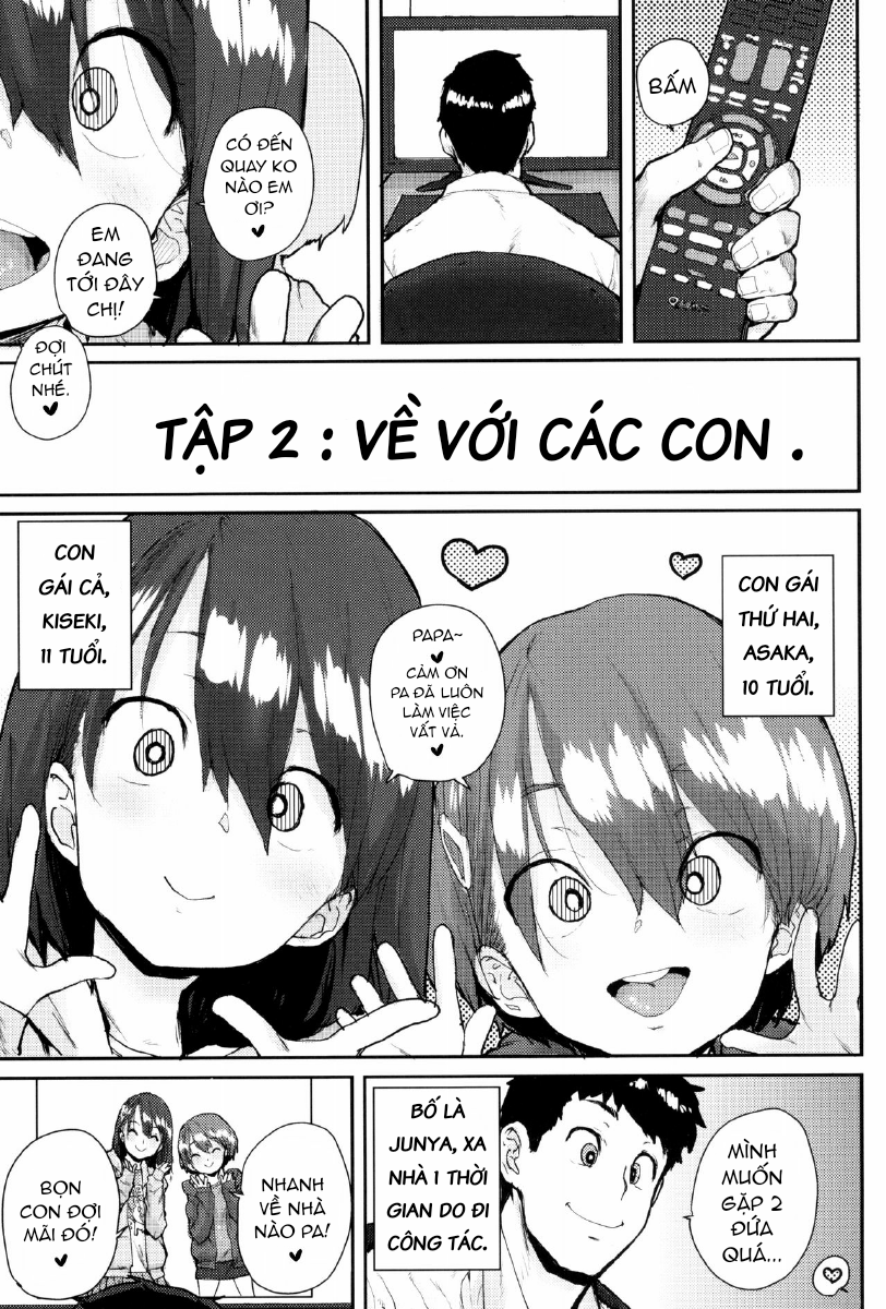 Đọc truyện hentai Loli to Asobo♪ - Chap 2 : Về với các con .
