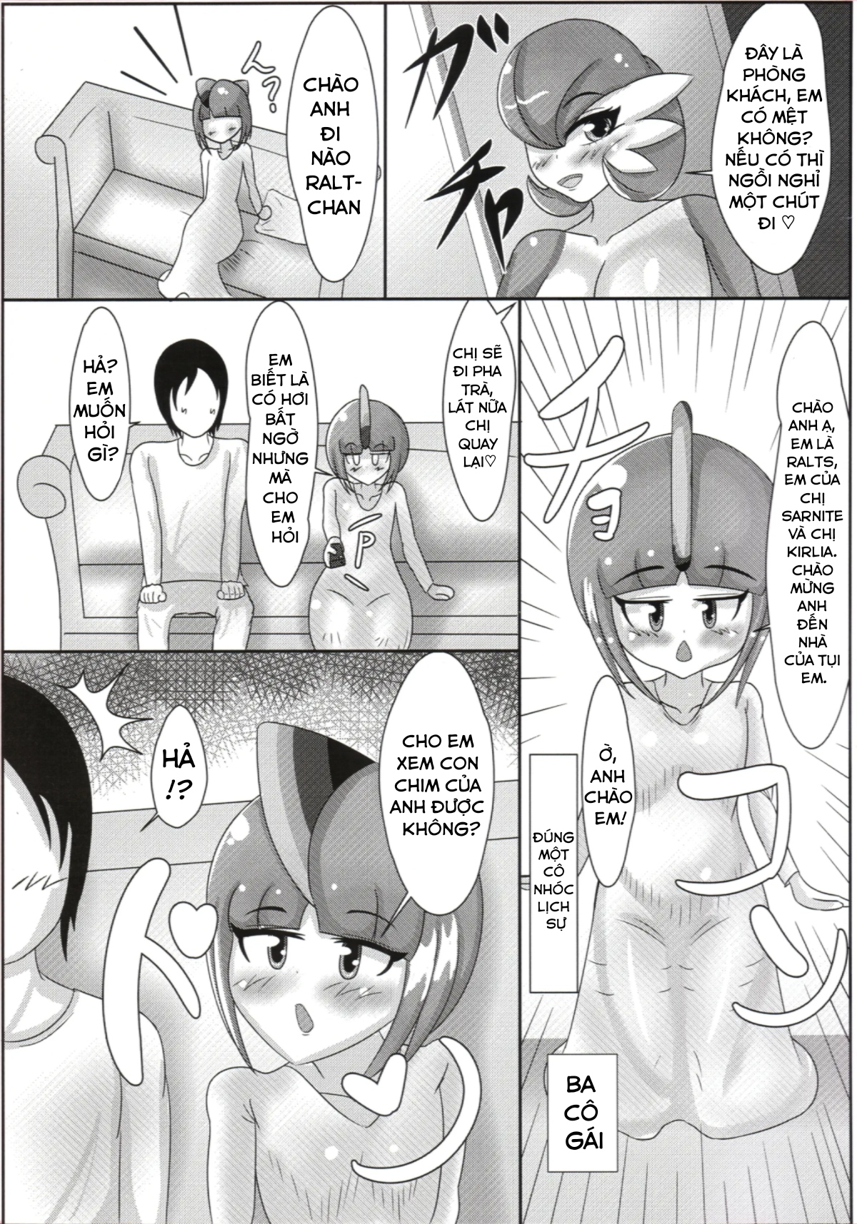 Đọc truyện hentai Tiến lên nào chị em siêu năng lực - Oneshot