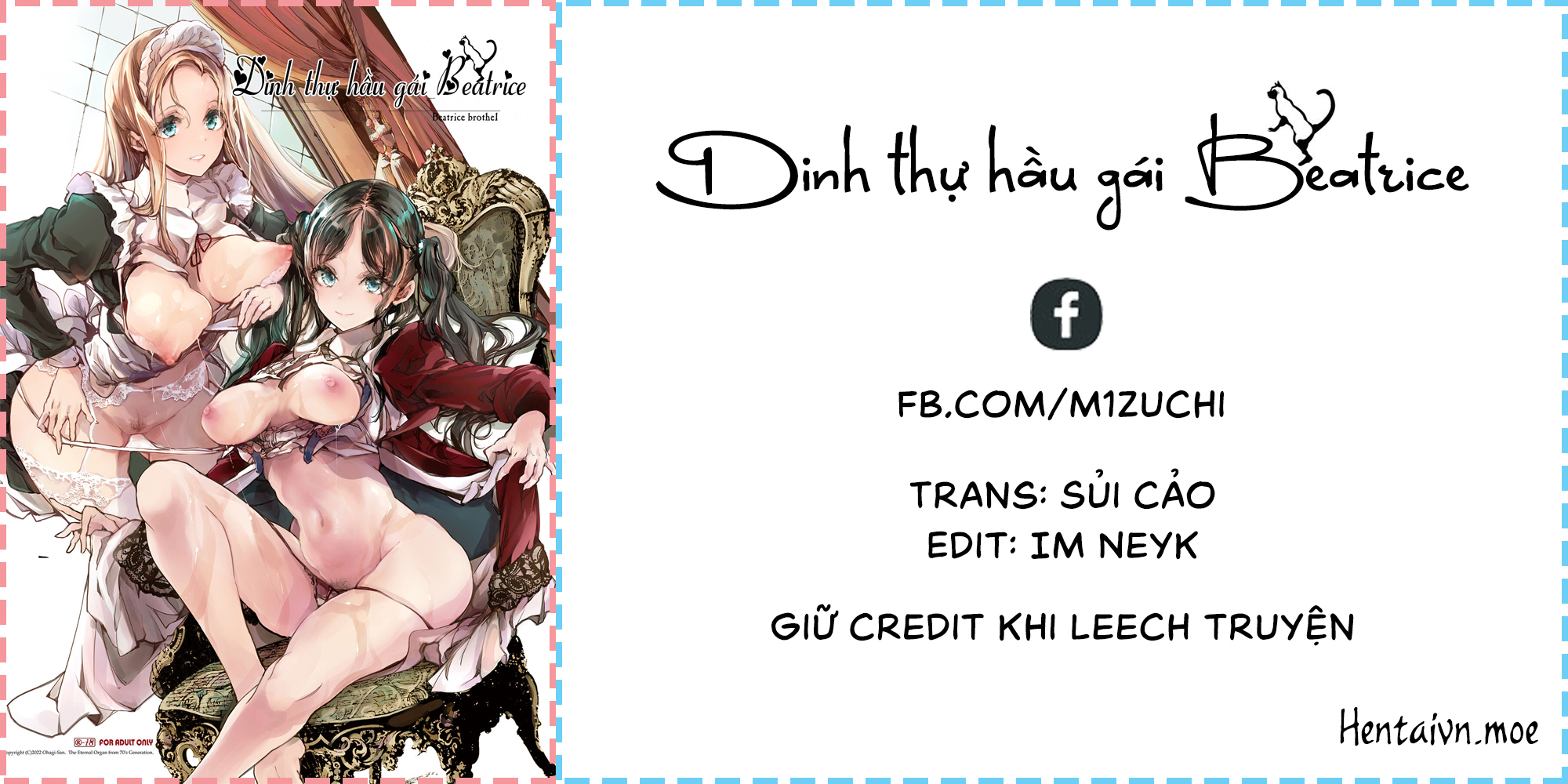 Đọc truyện hentai Dinh thự hầu gái Beatrice - Nửa đầu