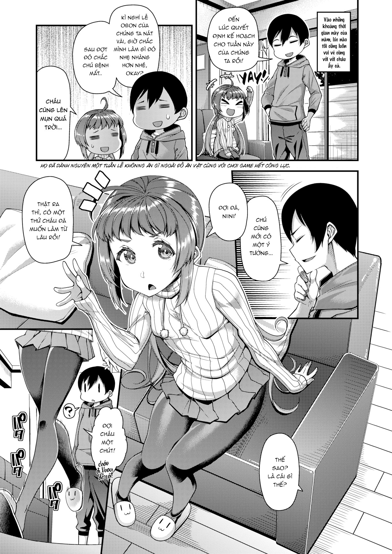 Đọc truyện hentai Chú sẽ giúp cháu chứ - Oneshot