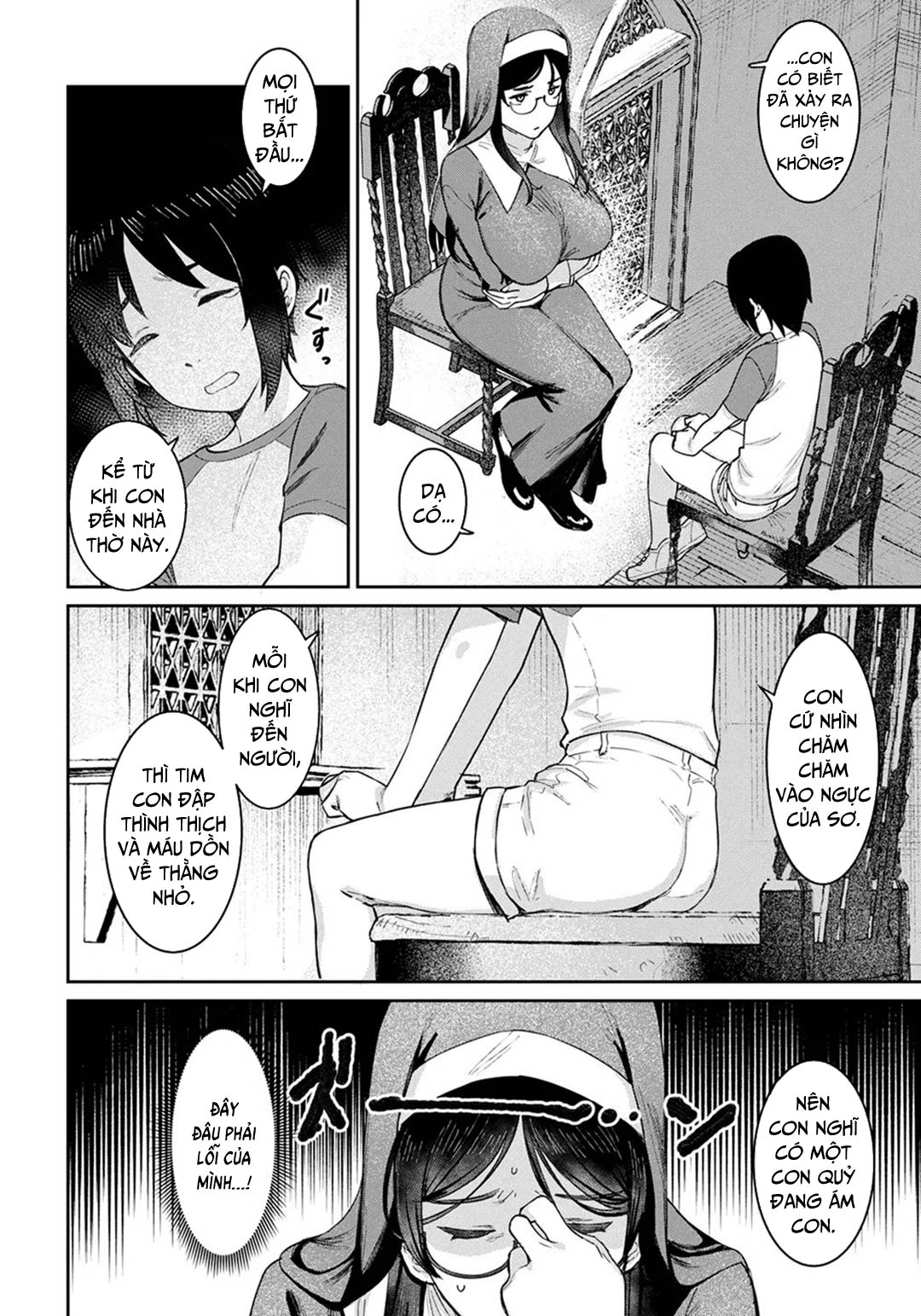 Đọc truyện hentai Cuộc trừ tà bí mật - Oneshot