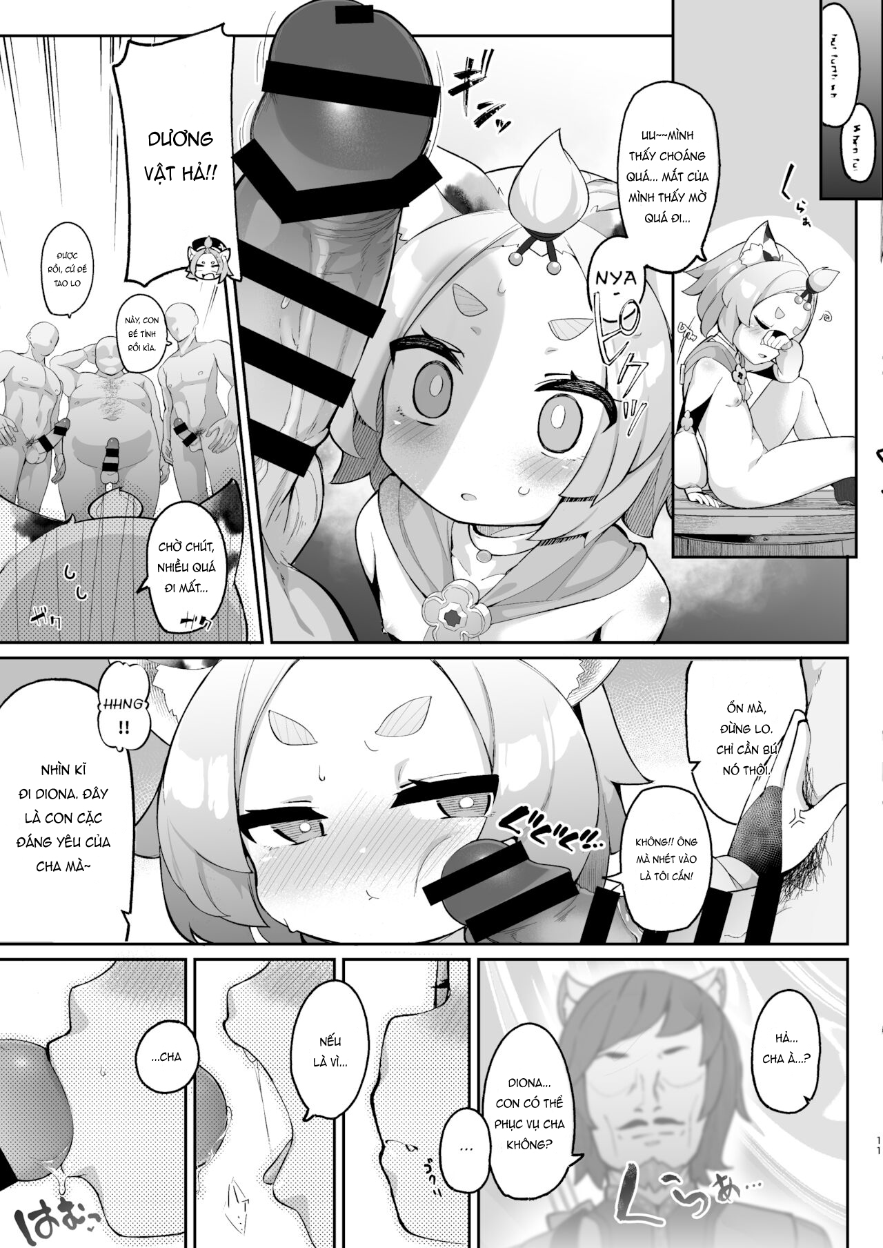 Đọc truyện hentai Ly cocktail bí mật của Diona - Oneshot