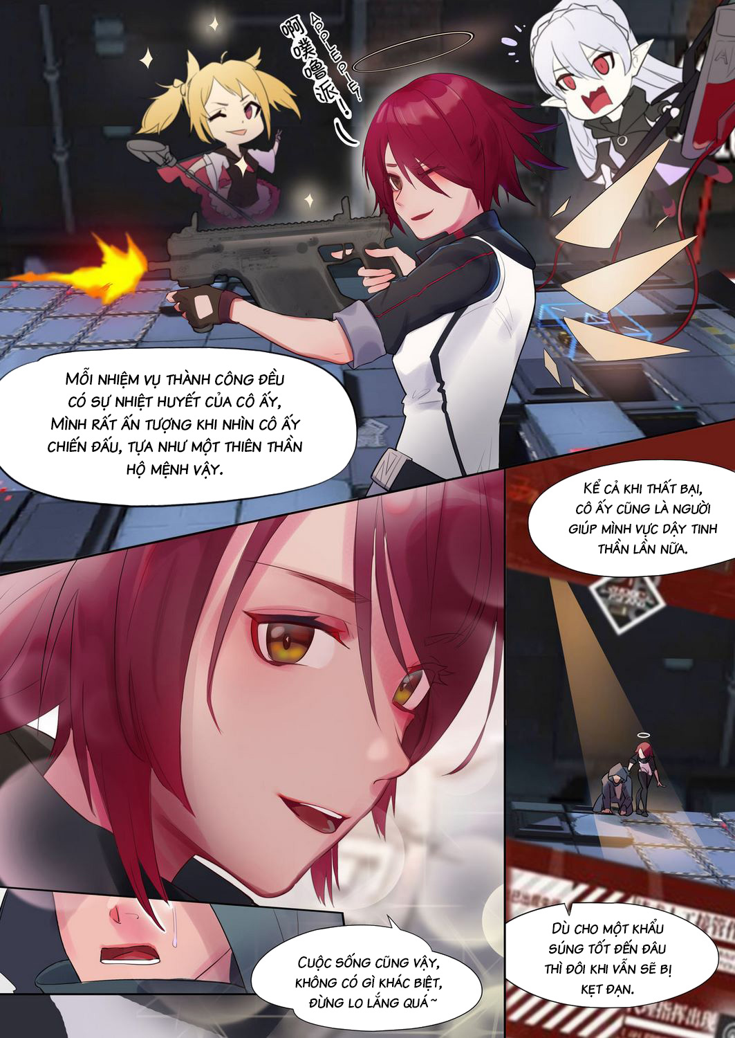 Đọc truyện hentai Fall Out Angel (Arknights) - Oneshot