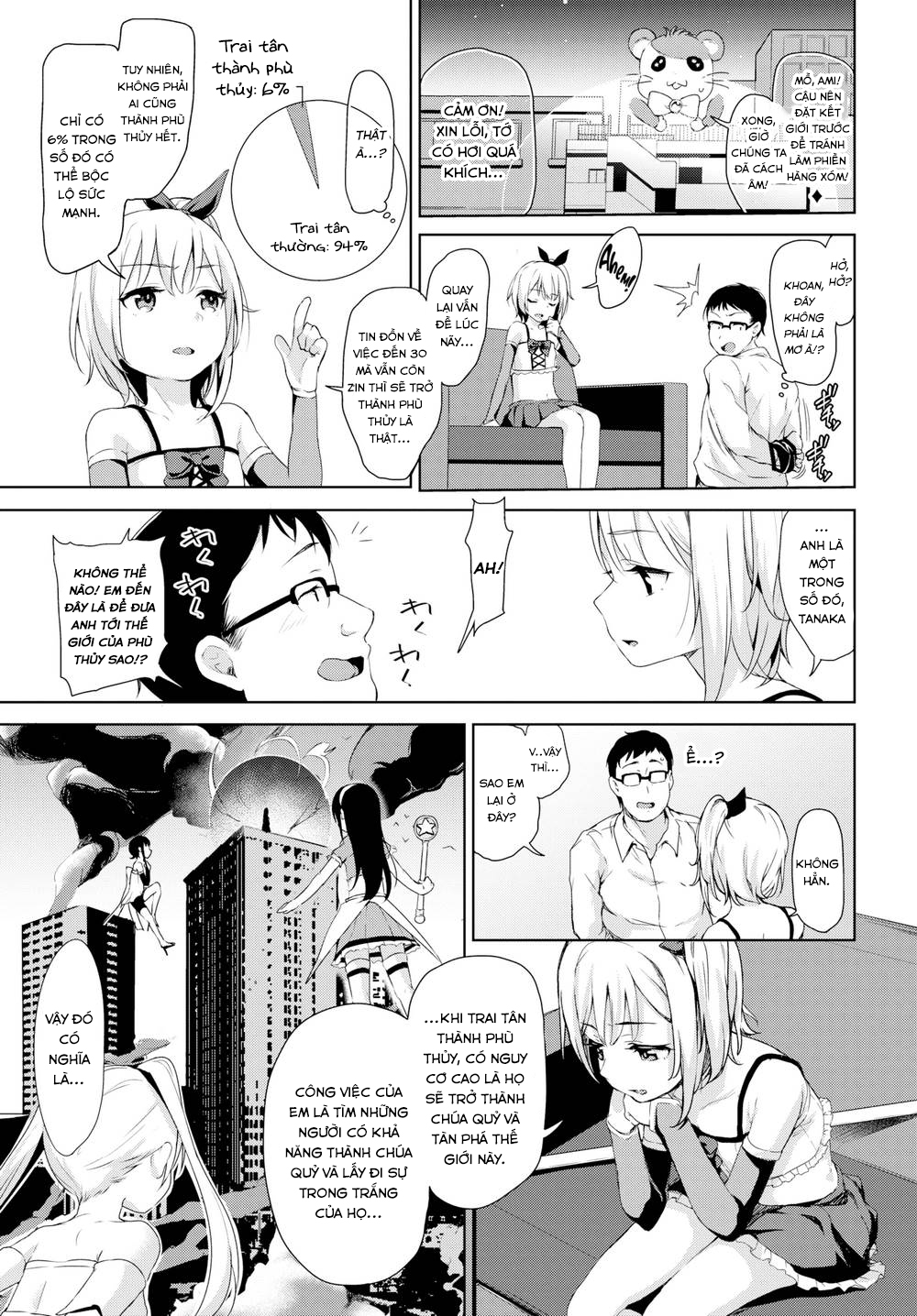 Đọc truyện hentai Công Việc Của Cô Gái Phép Thuật - Oneshot