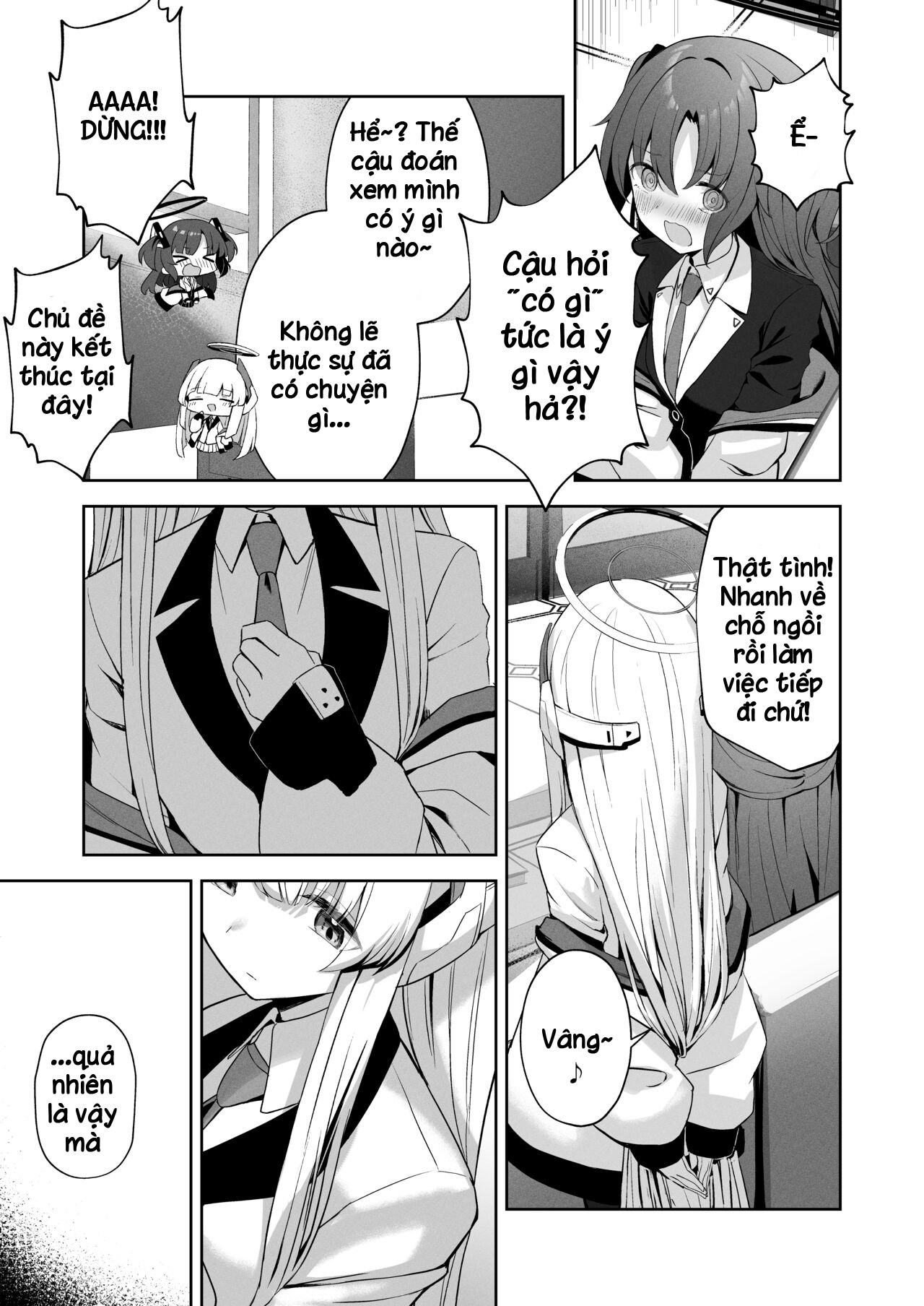 Đọc truyện hentai Noa nhận thấy Yuuka và Sensei ngày càng thân thiết - Oneshot