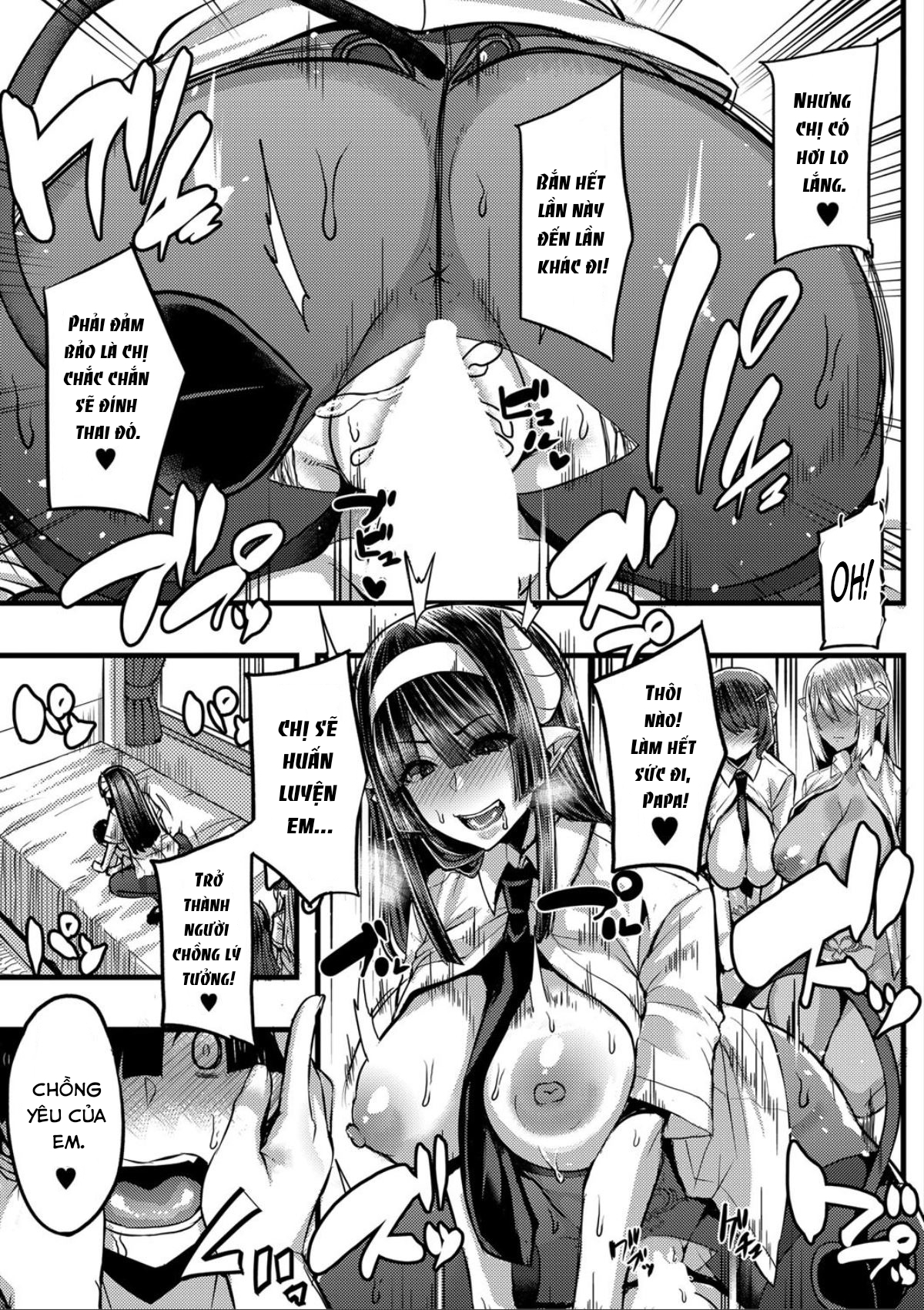 Đọc truyện hentai Succubus Sakusei-bu - Chap 4