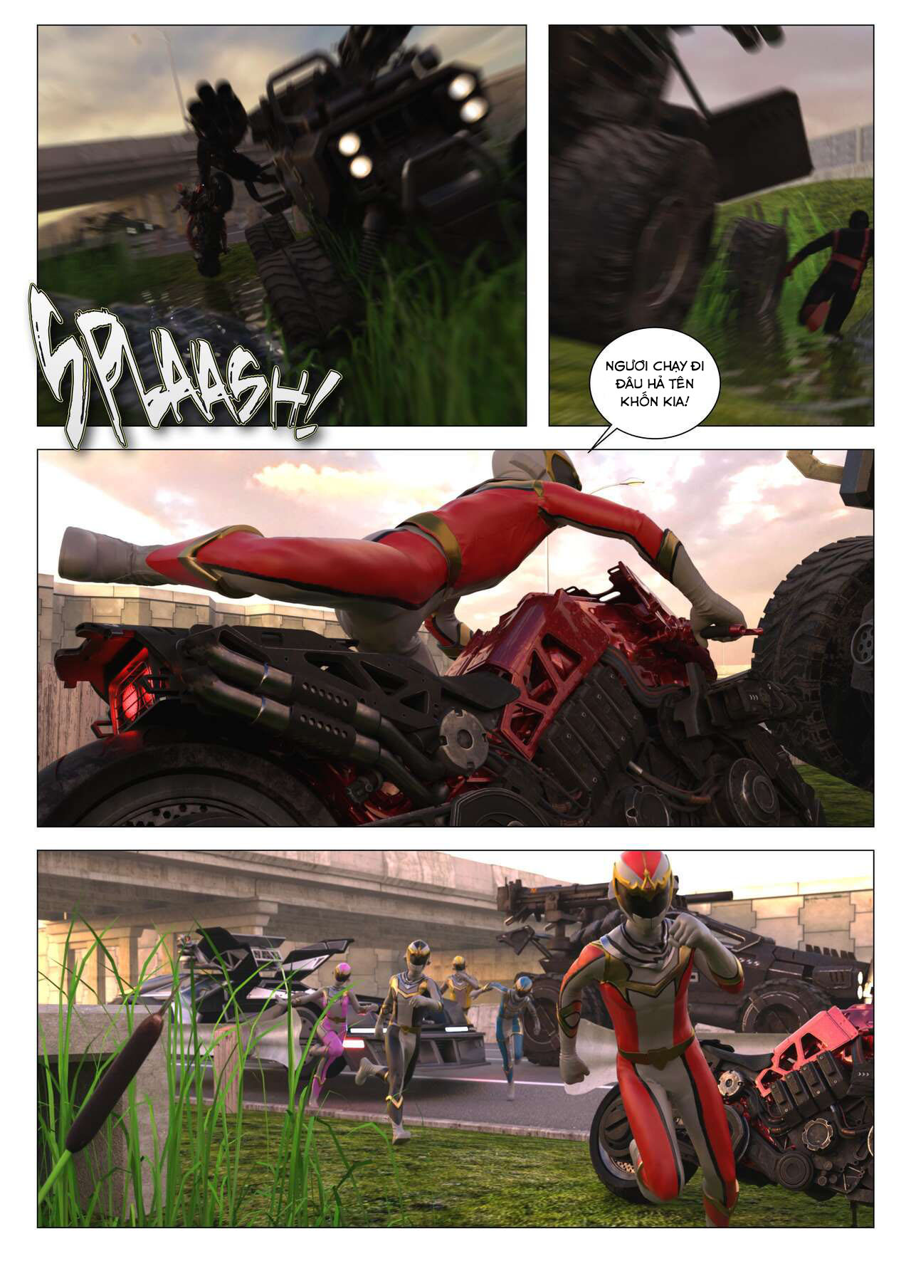 Đọc truyện hentai Siêu nhân thời loạn lạc - Chap 3