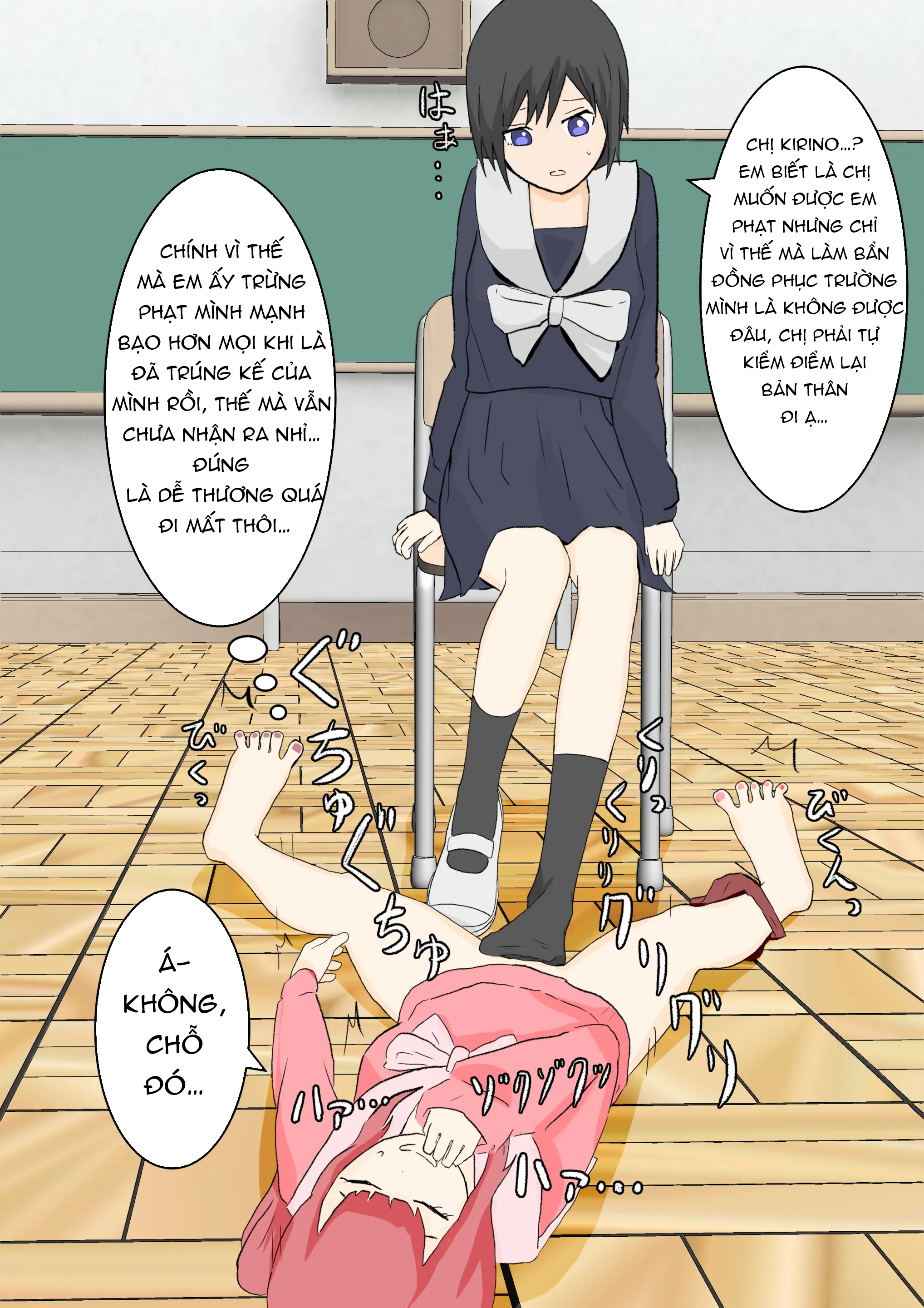 Đọc truyện hentai Hình phạt tra tấn chân của cán bộ kỷ luật - Oneshot