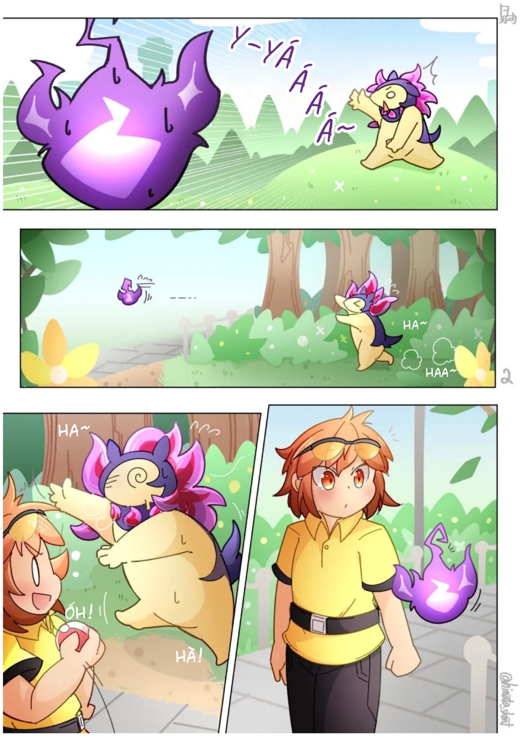 Đọc truyện hentai Typhlosion may mắn và cô vợ bất đắc dĩ - Oneshot