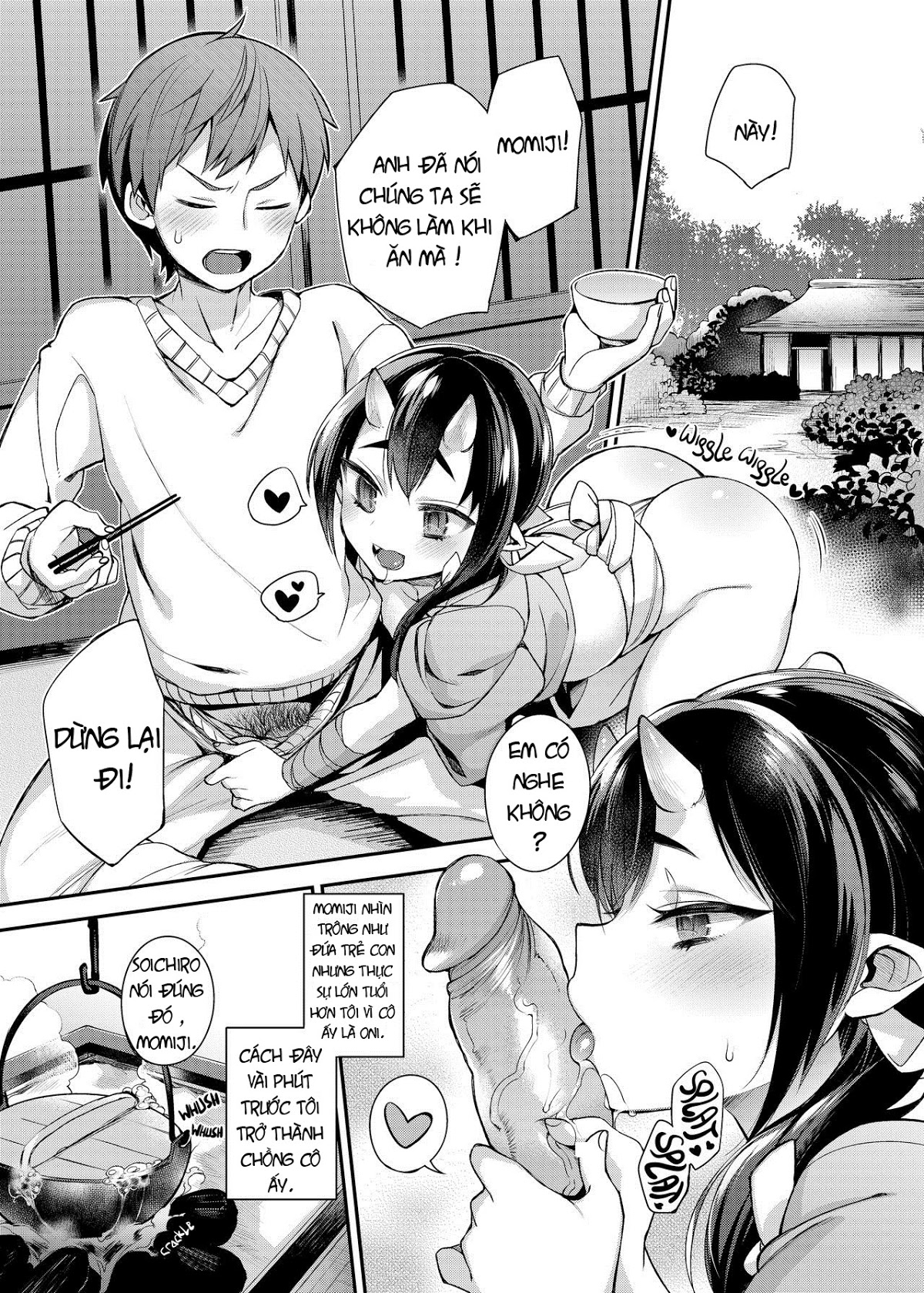 Đọc truyện hentai Hitonarazaru Oyomesama (Trọn bộ) - Chap 3: Mating with Oni - Mother
