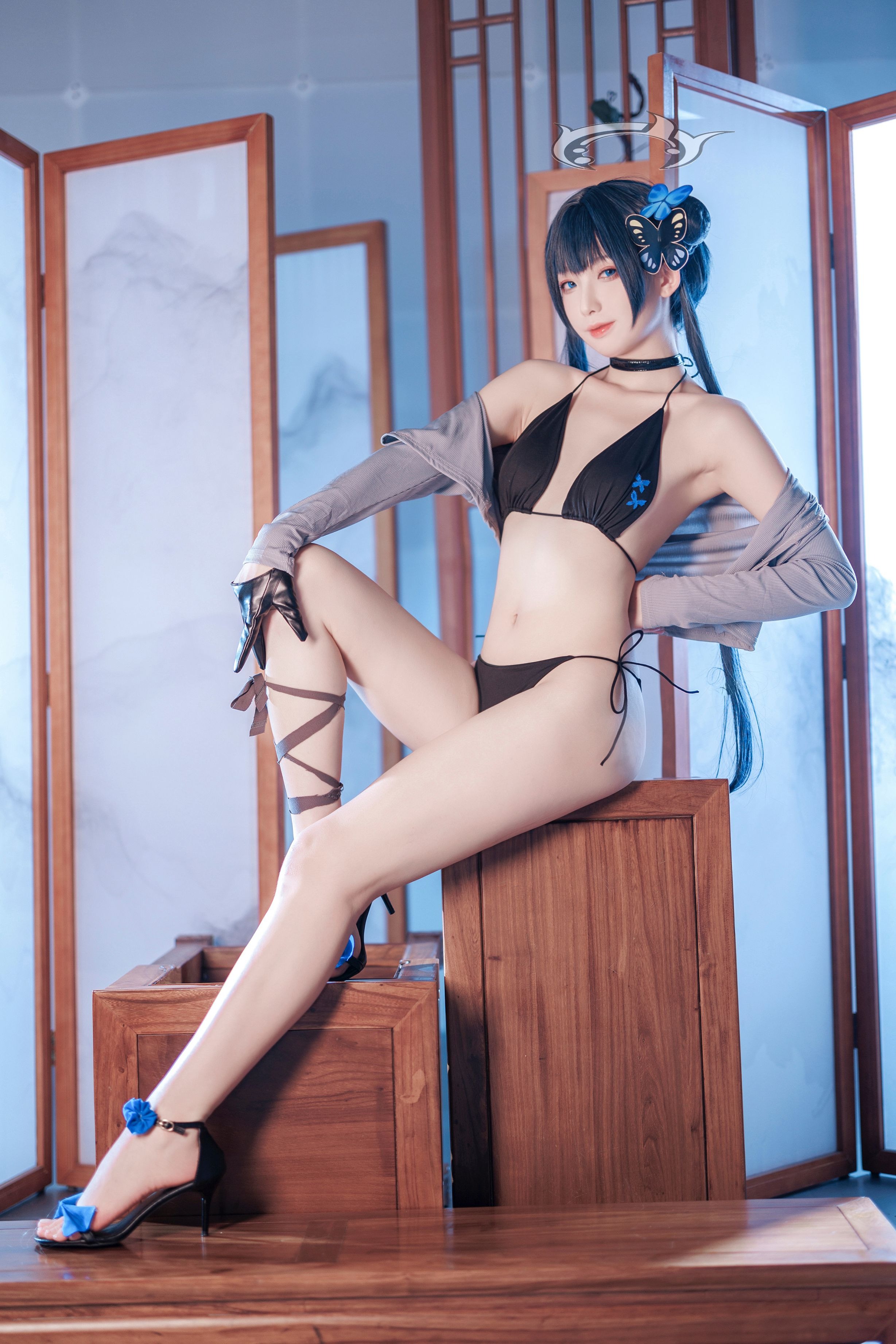 Đọc truyện hentai Tuyển tập Albums siêu phẩm Cosplay - Chap 24 - Fengjiang Jiang Bilan Áo tắm