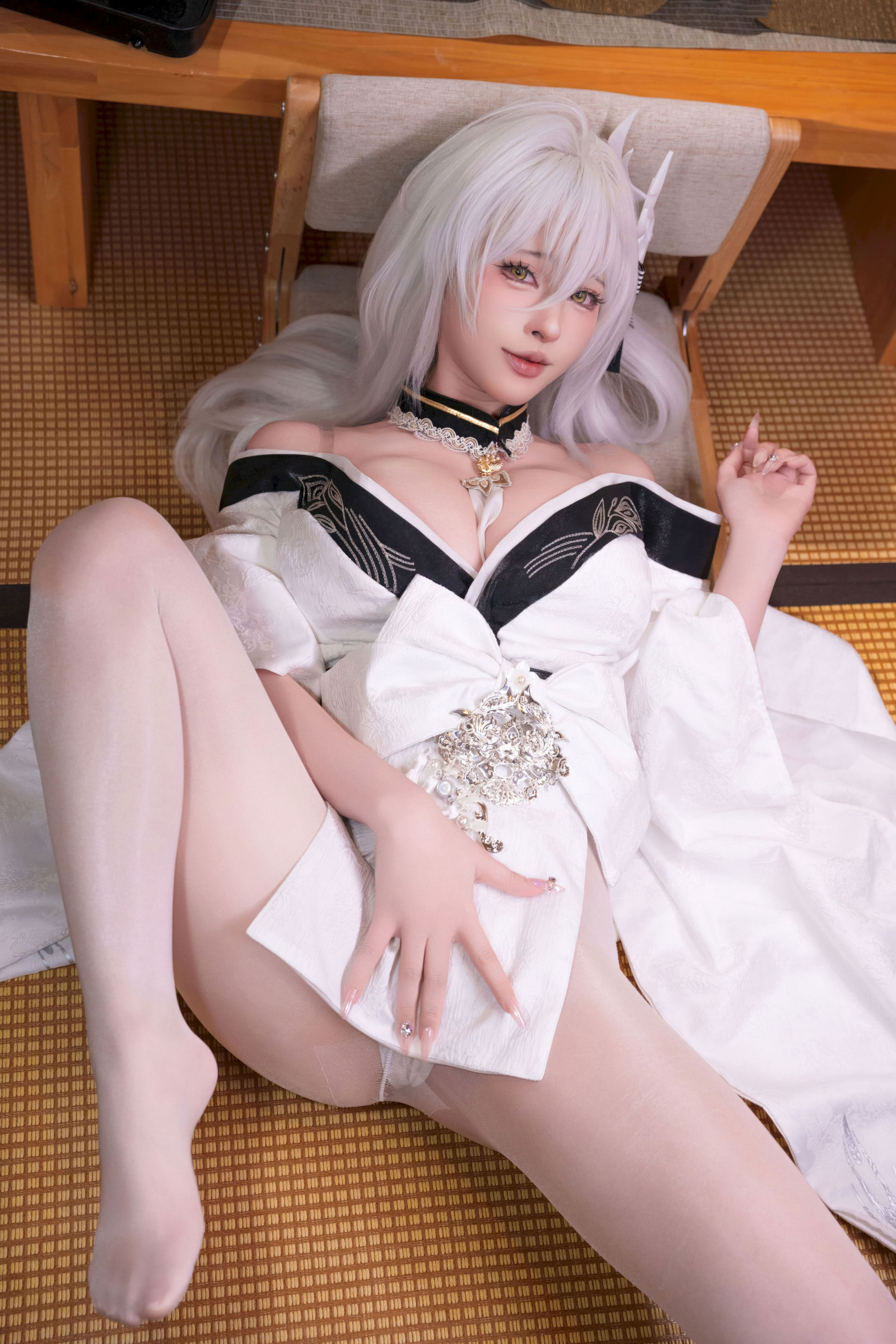 Đọc truyện hentai Tuyển tập Albums siêu phẩm Cosplay - Chap 1429 - Yuno Shimizu - Azur Lane Hakuhou Kimono
