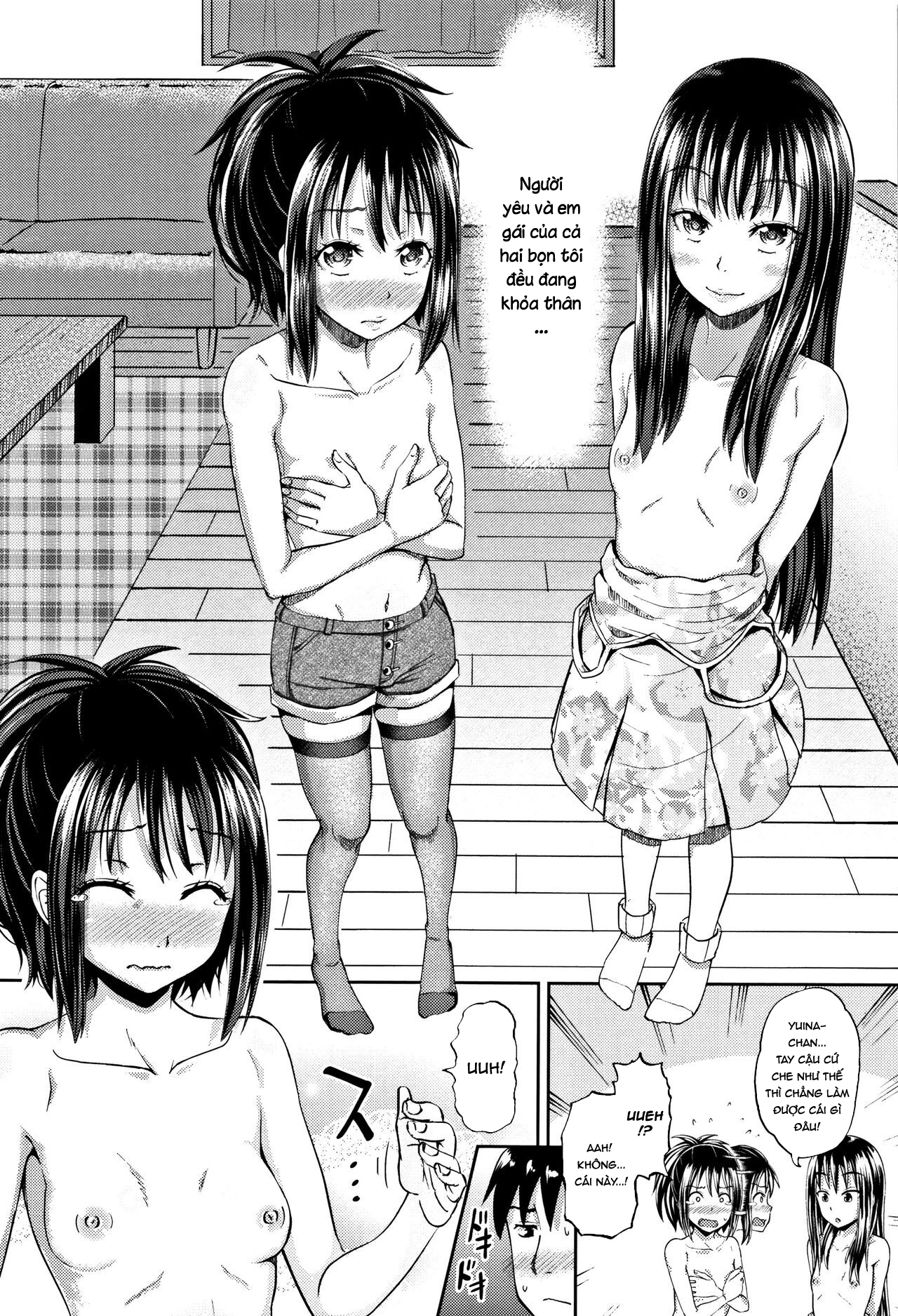 Đọc truyện hentai Nodohame: Imouto Swappi - Chap 1