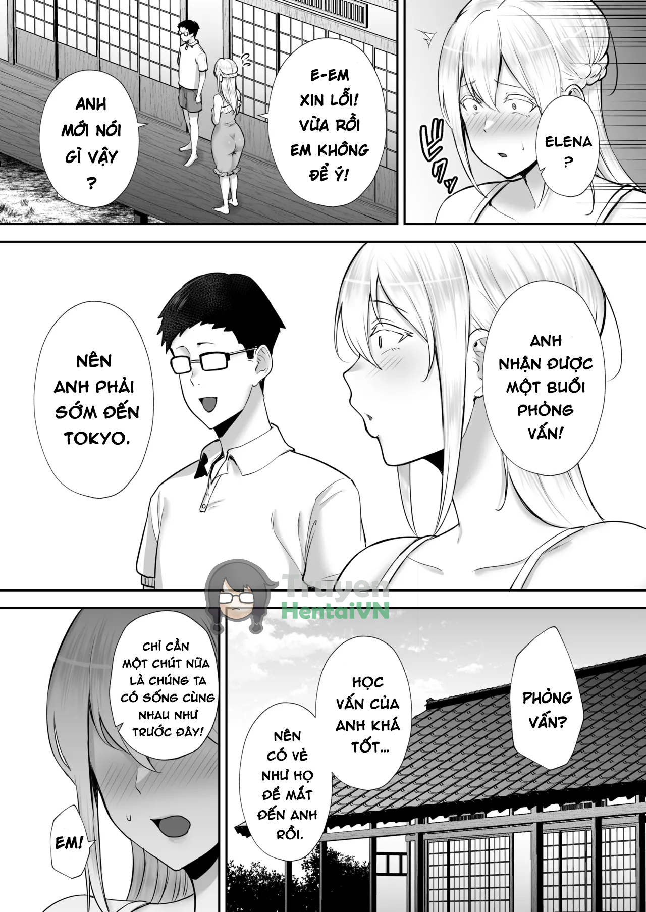 Đọc truyện hentai Cộ gái tóc vàng ngực bự và chú - Oneshot