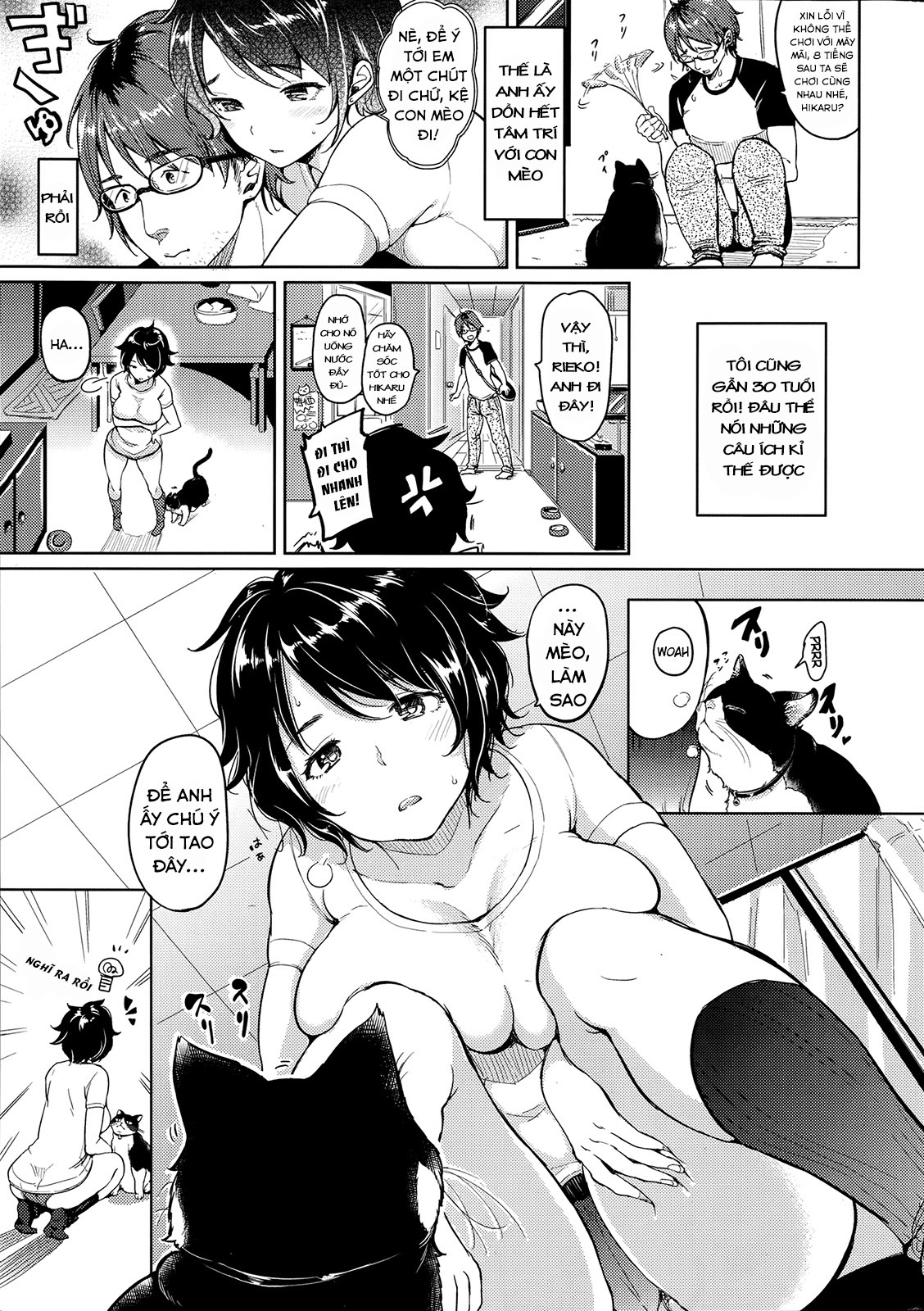 Đọc truyện hentai Nekokkawai Gari - Oneshot