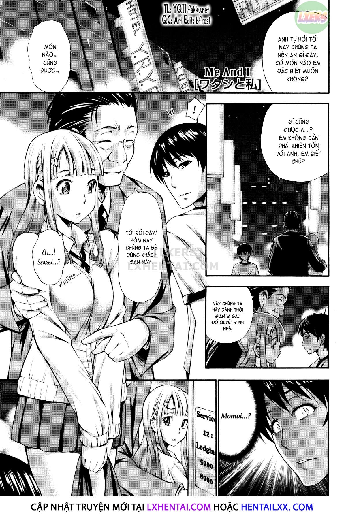 Đọc truyện hentai Houkei Nama Ijiri + Bonus Leaflet - Chap 6 - Bí mật của tôi và thầy