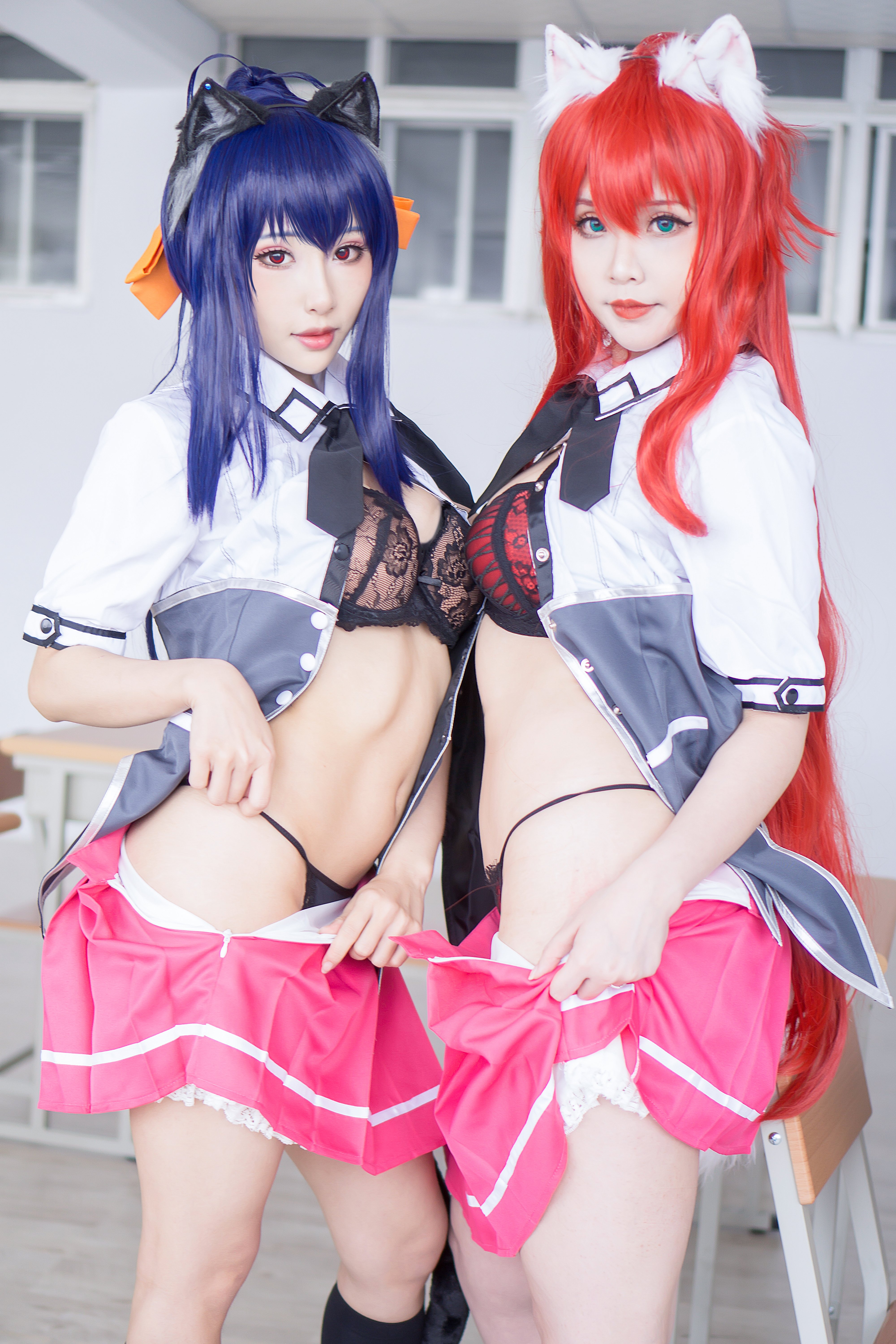 Đọc truyện hentai Tuyển tập Albums siêu phẩm Cosplay - Chap 1095 - Hana Bunny & Hane Ame - DXD Rias+Akeno