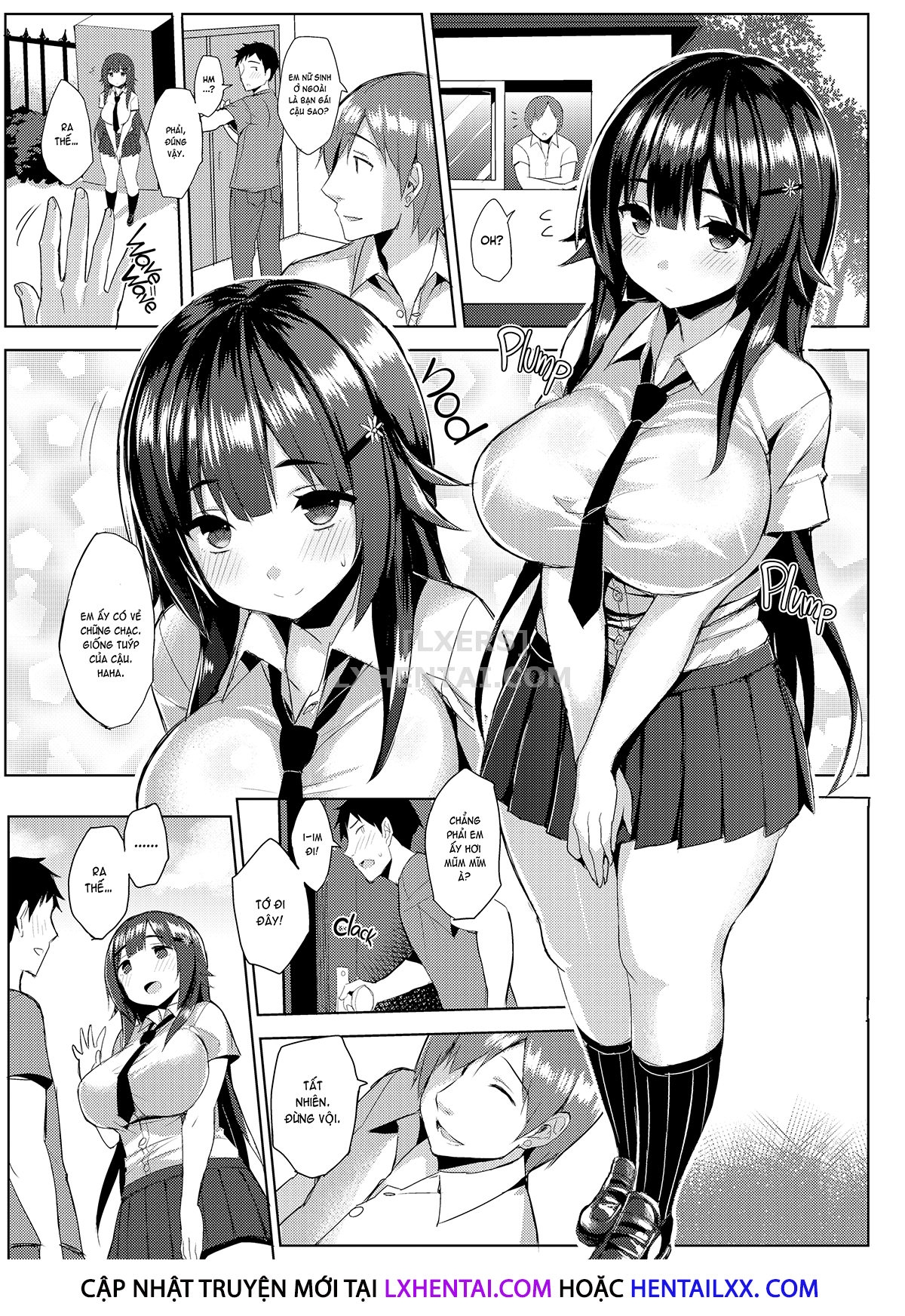 Đọc truyện hentai Curvy Tales - Chap 3 - Urge to NTR a Girlfriend in a School Swimsuit