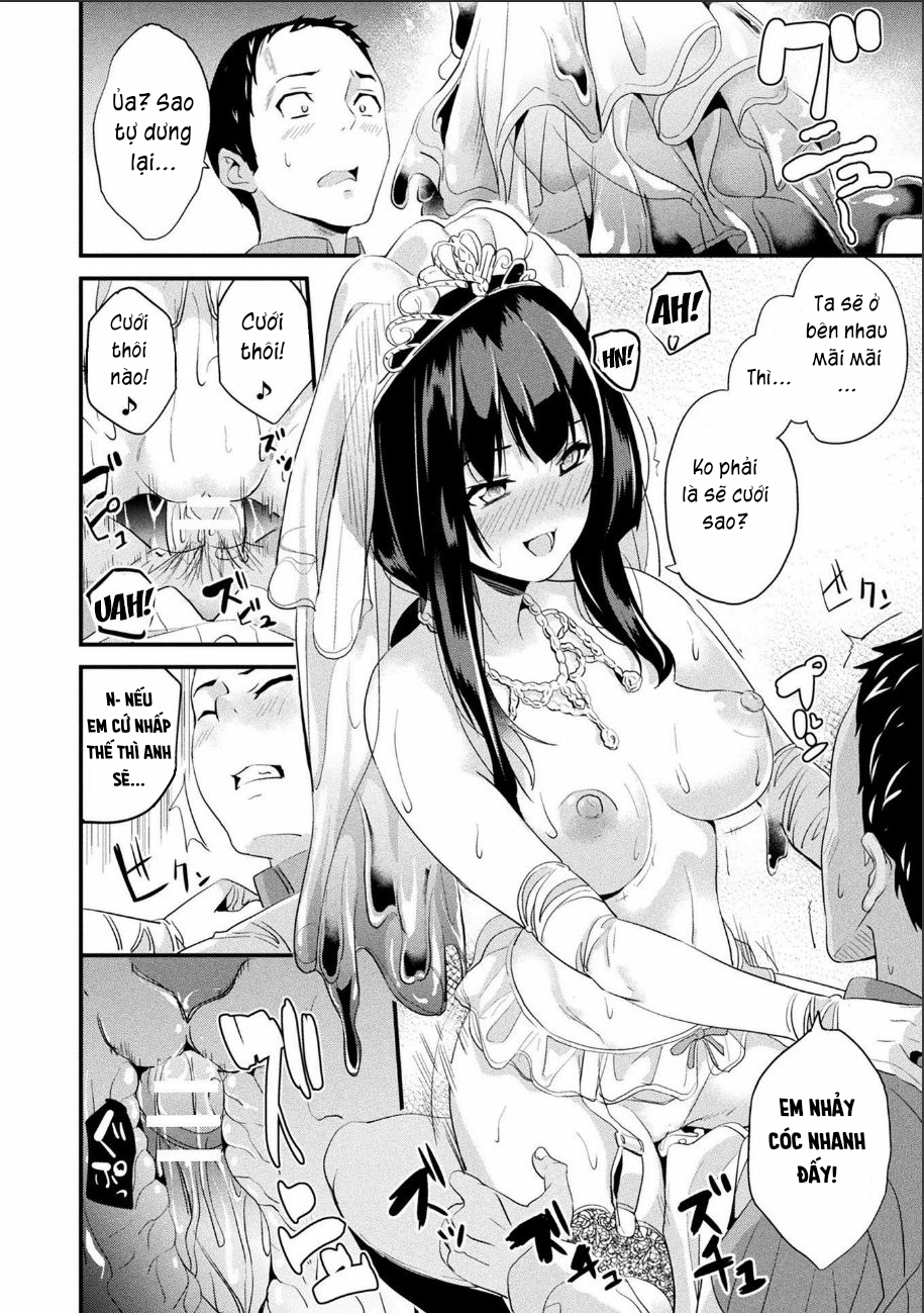 Đọc truyện hentai Sống cùng bé Slime. - Chap 9: Bước tiến hôn nhân.