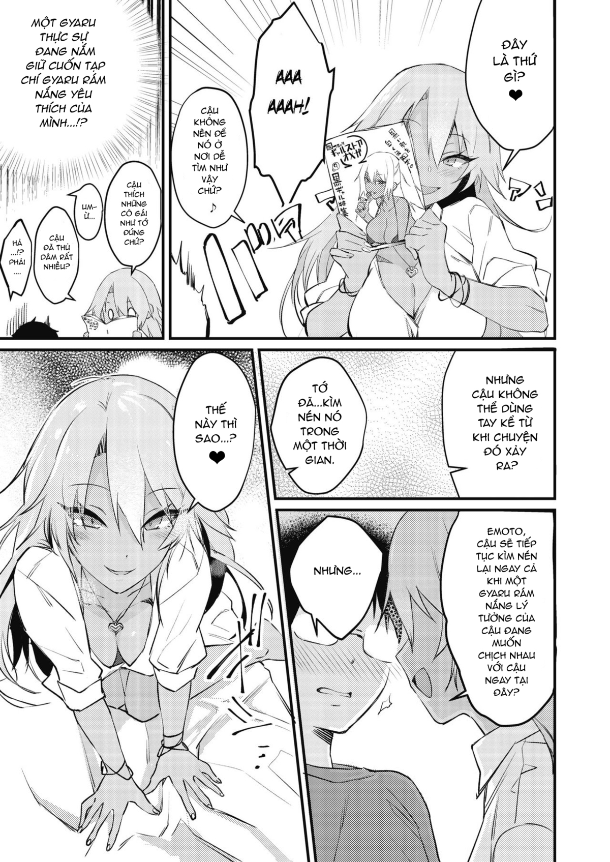 Đọc truyện hentai Kuro Gal wa Otaku ni Yasashii - Oneshot