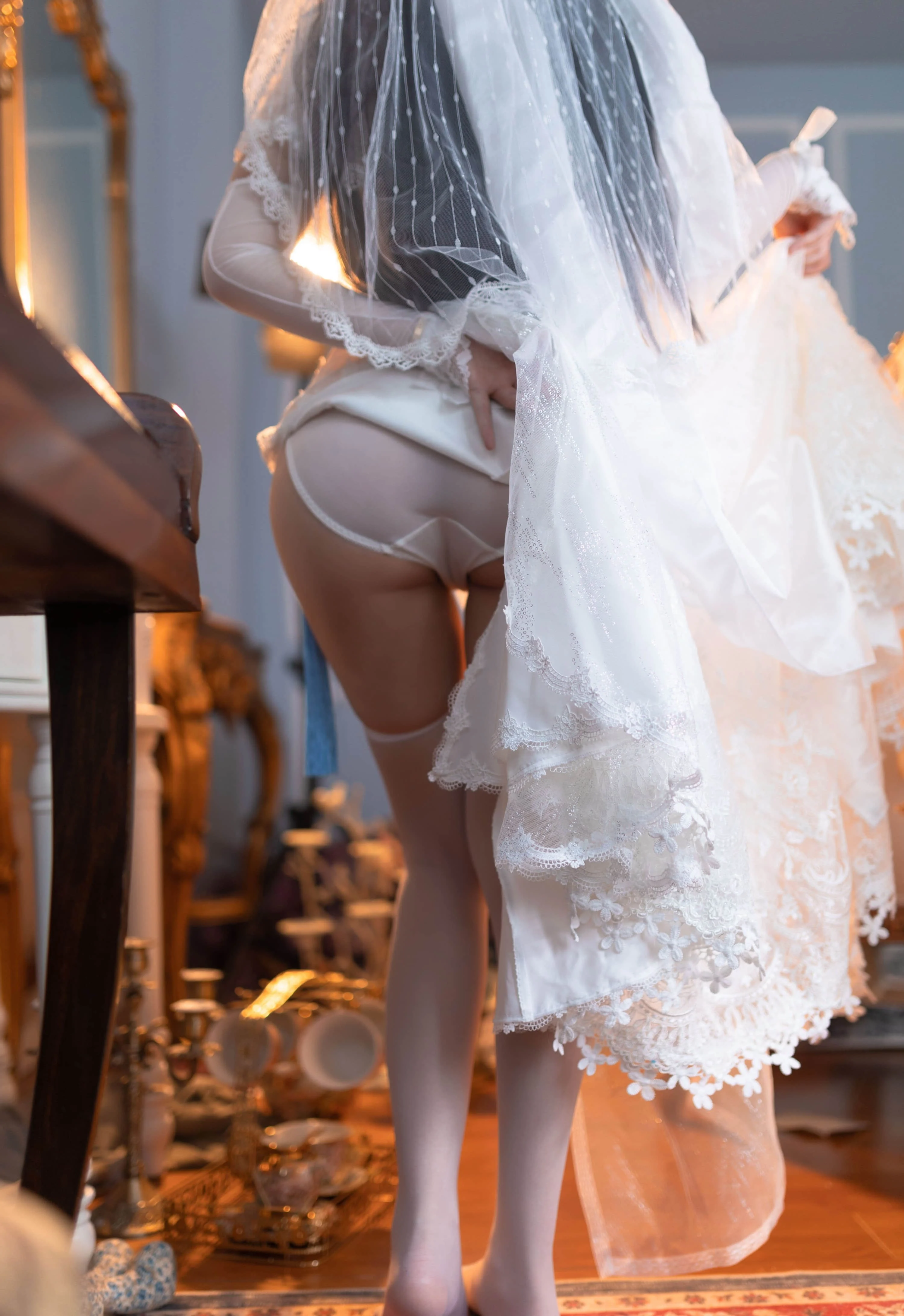 Đọc truyện hentai Tuyển tập Albums siêu phẩm Cosplay - Chap 827 - Qianyu - Yan Newlywed Sexy Bride